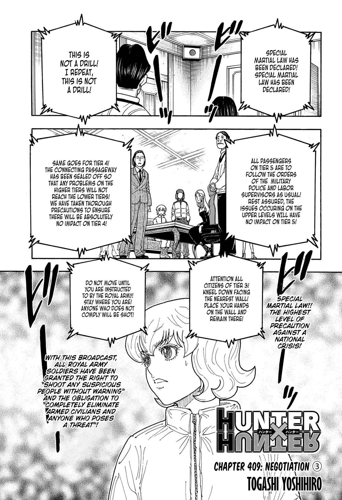 Hunter X Hunter chapter 409 page 1