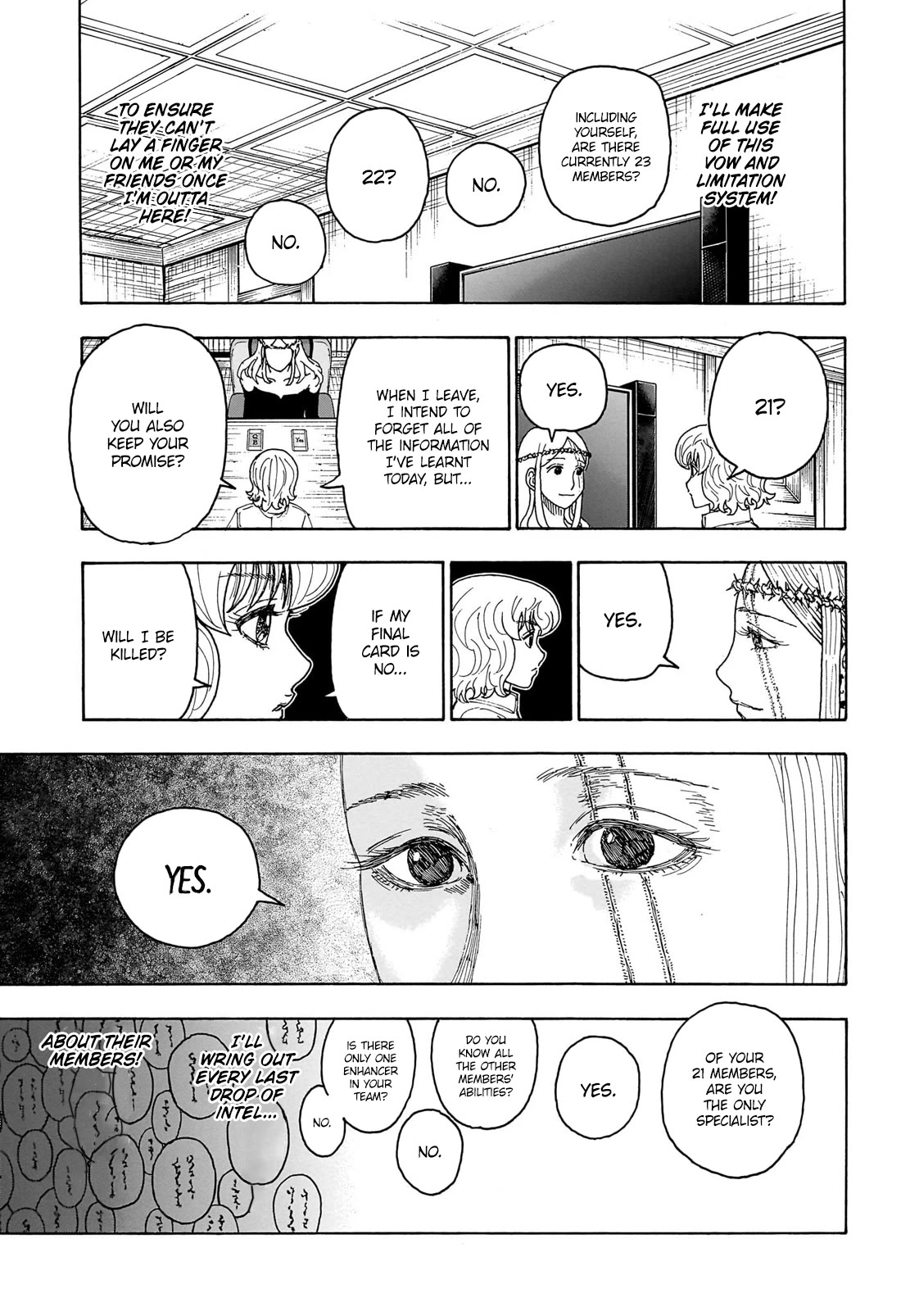 Hunter X Hunter chapter 409 page 14