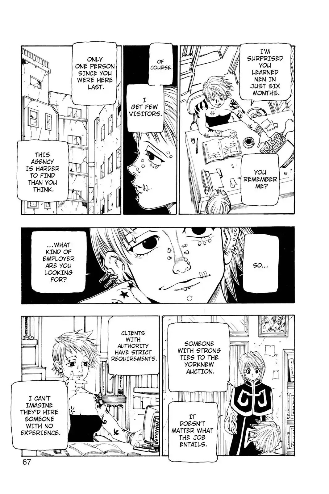 Hunter X Hunter chapter 67 page 5