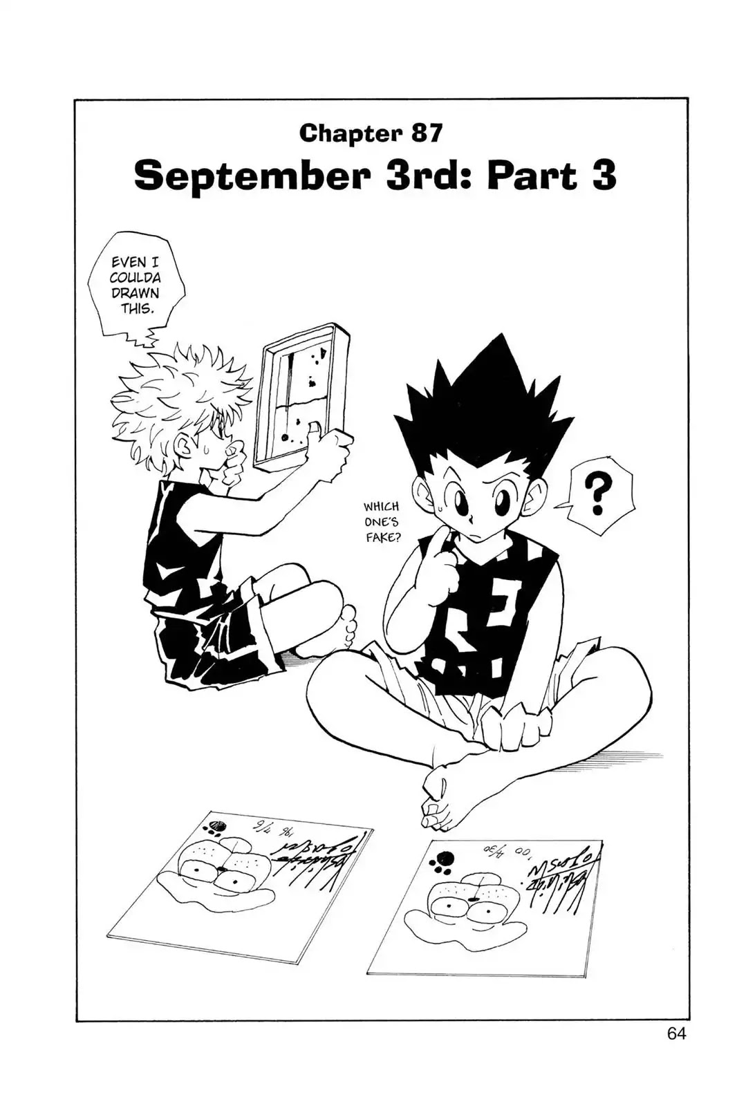 Hunter X Hunter chapter 87 page 2