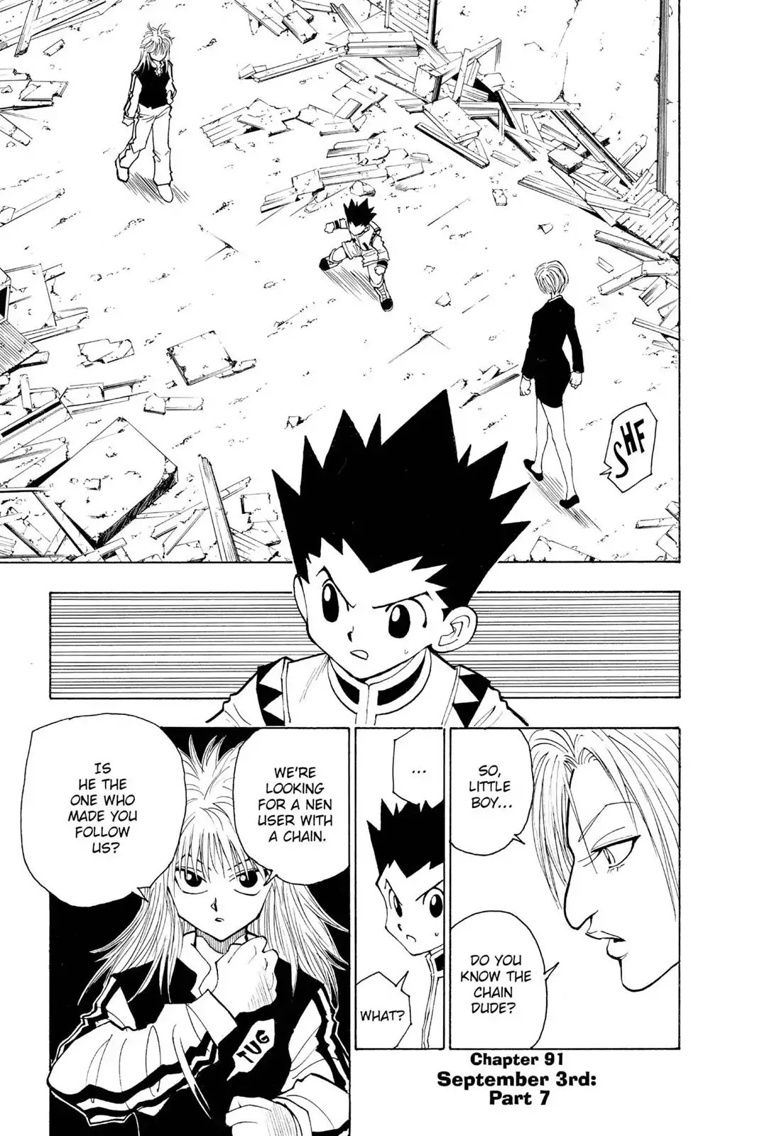 Hunter X Hunter chapter 91 page 1