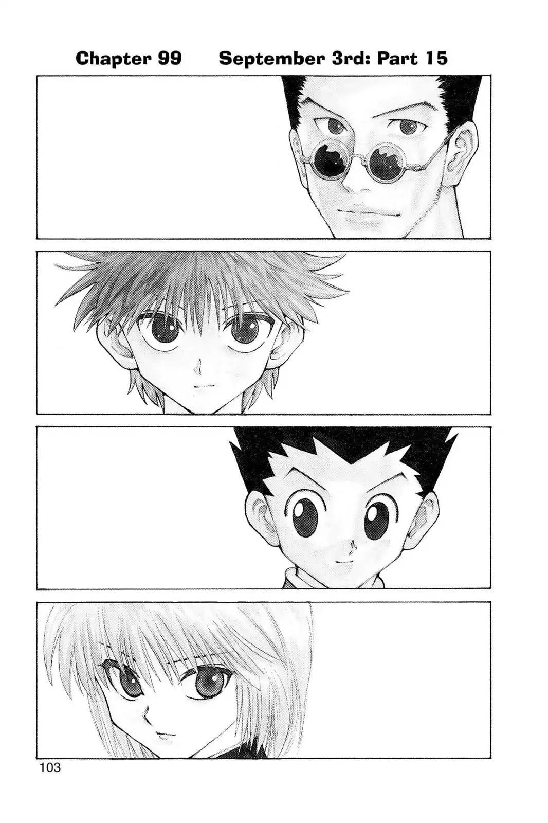 Hunter X Hunter chapter 99 page 1