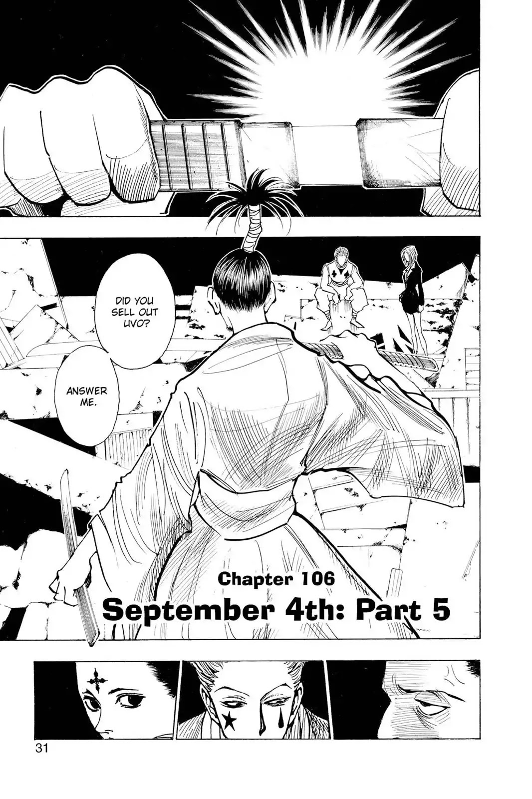 Hunter X Hunter chapter 106 page 3
