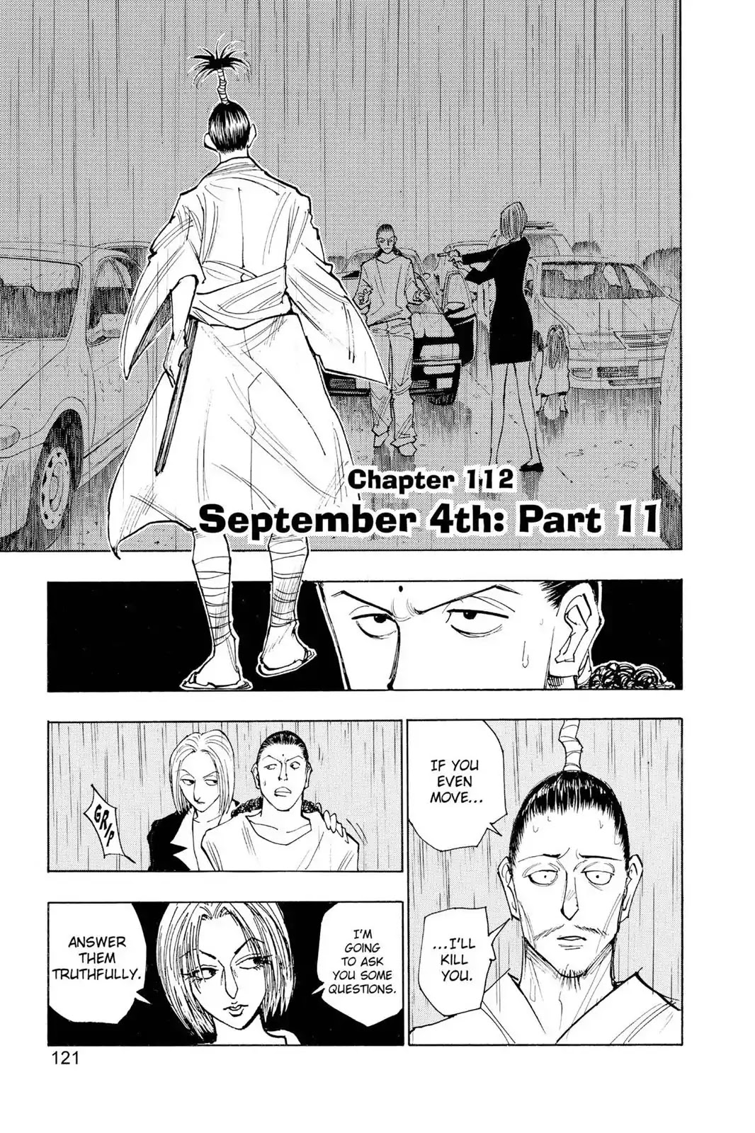 Hunter X Hunter chapter 112 page 1