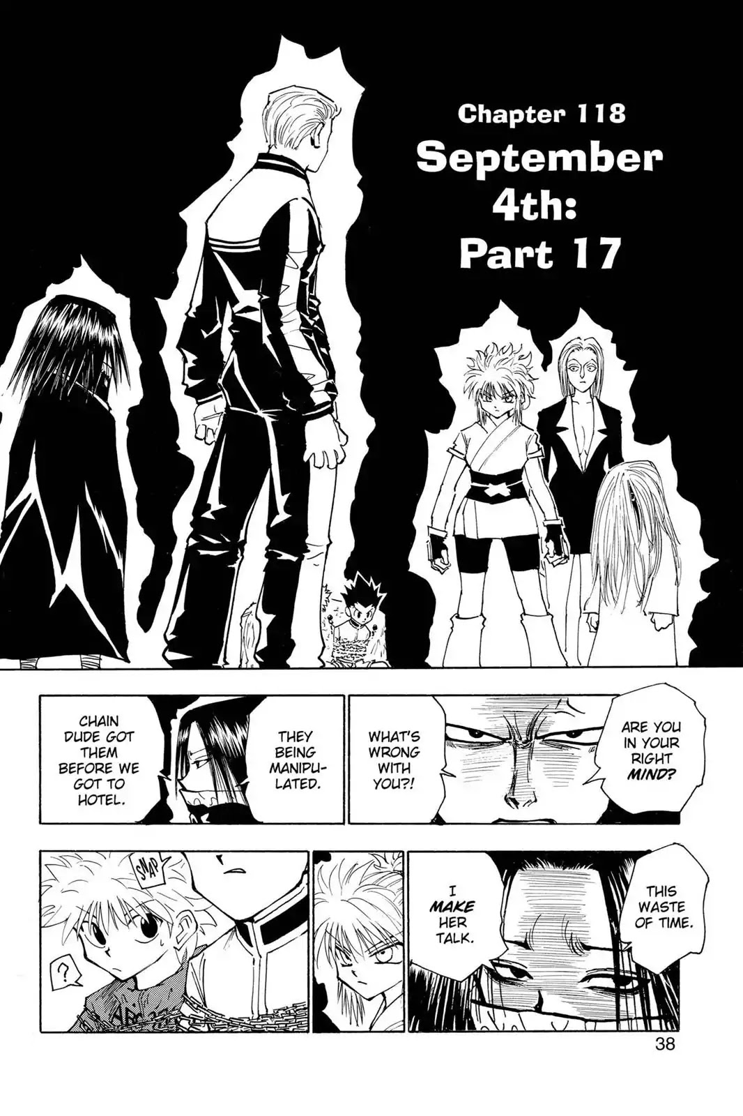 Hunter X Hunter chapter 118 page 2