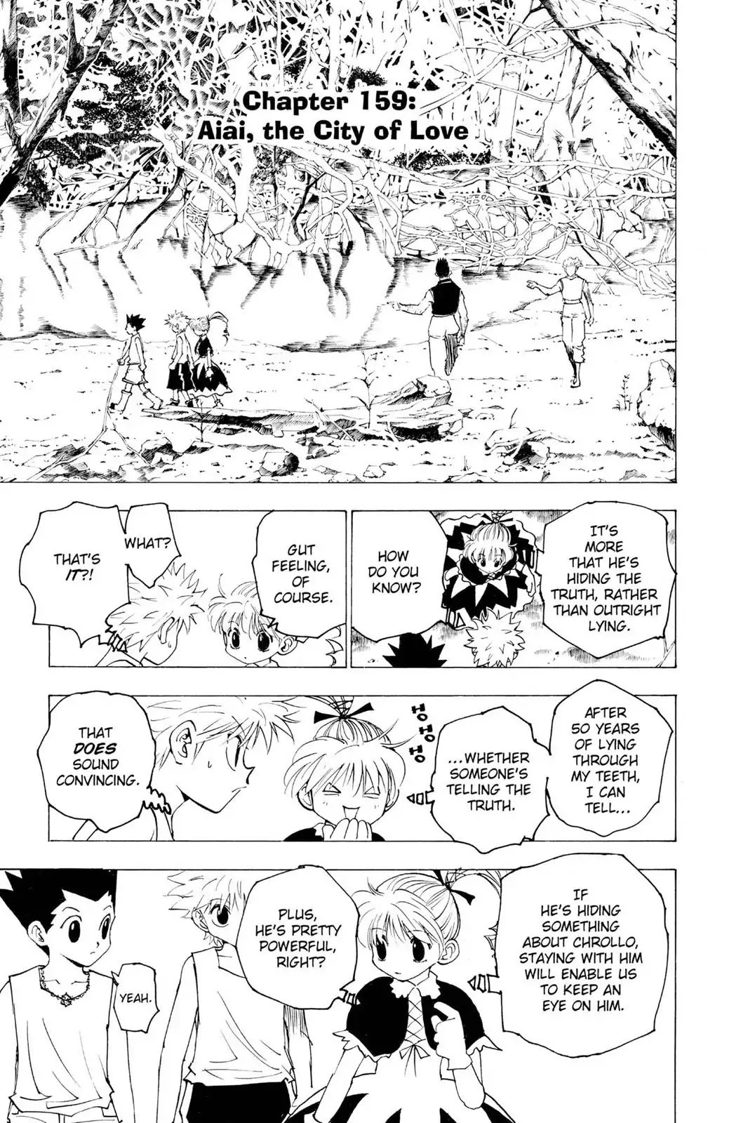 Hunter X Hunter chapter 159 page 1