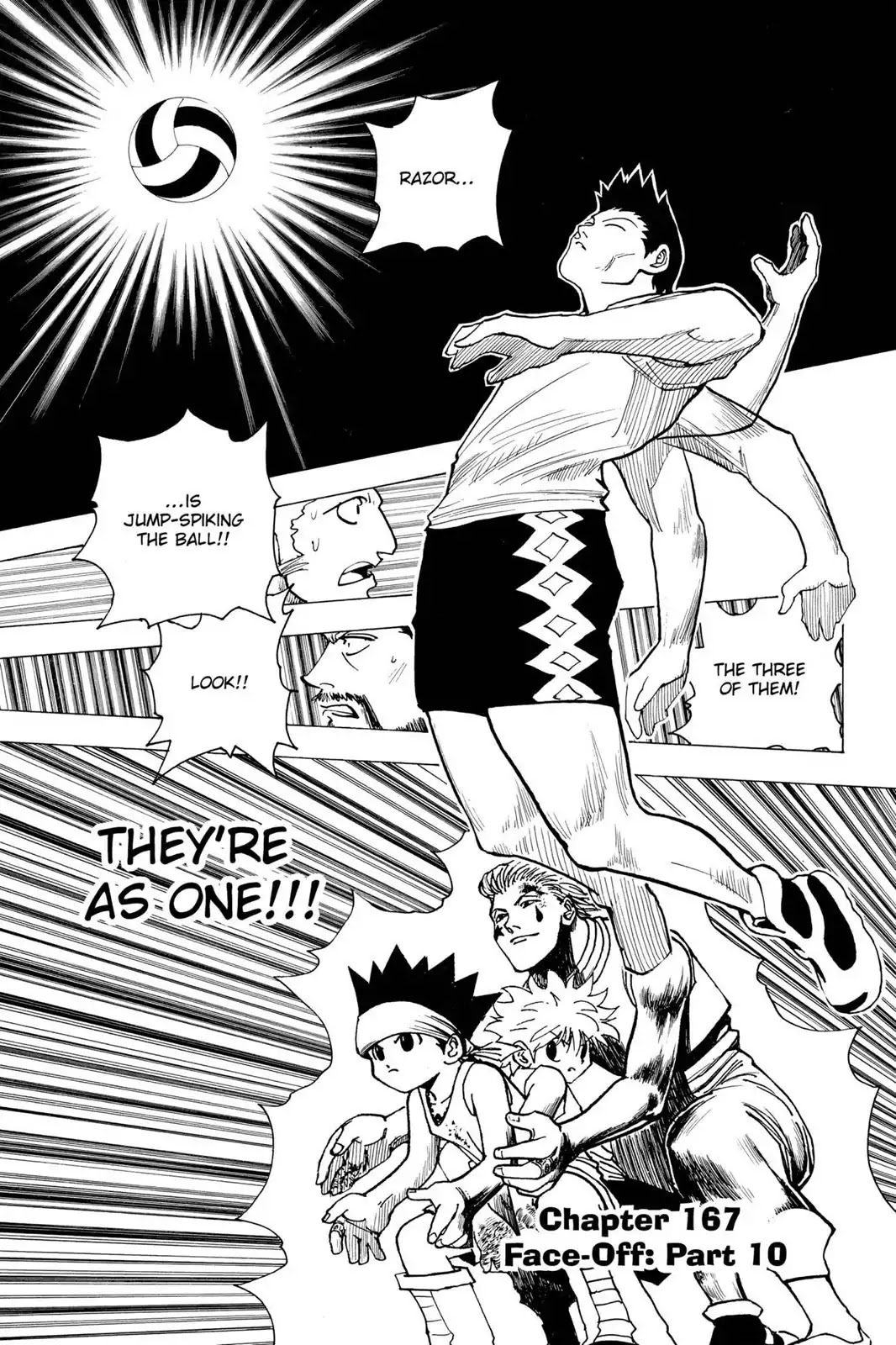 Hunter X Hunter chapter 167 page 1