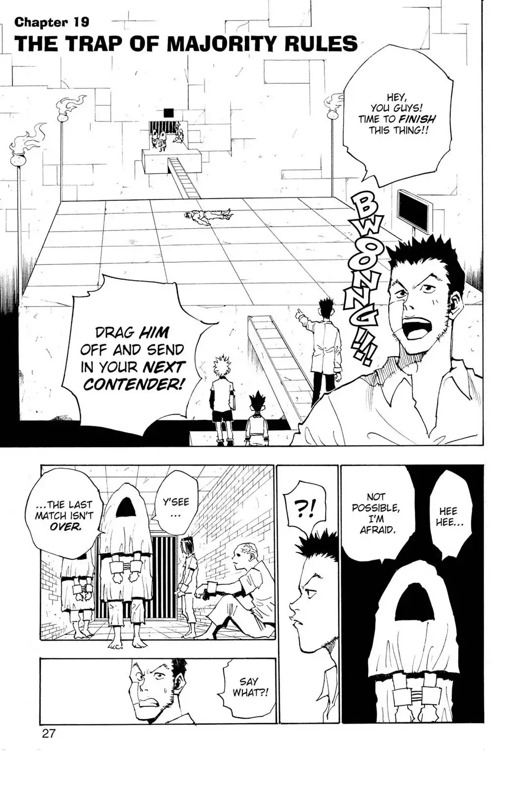 Hunter X Hunter chapter 19 page 1