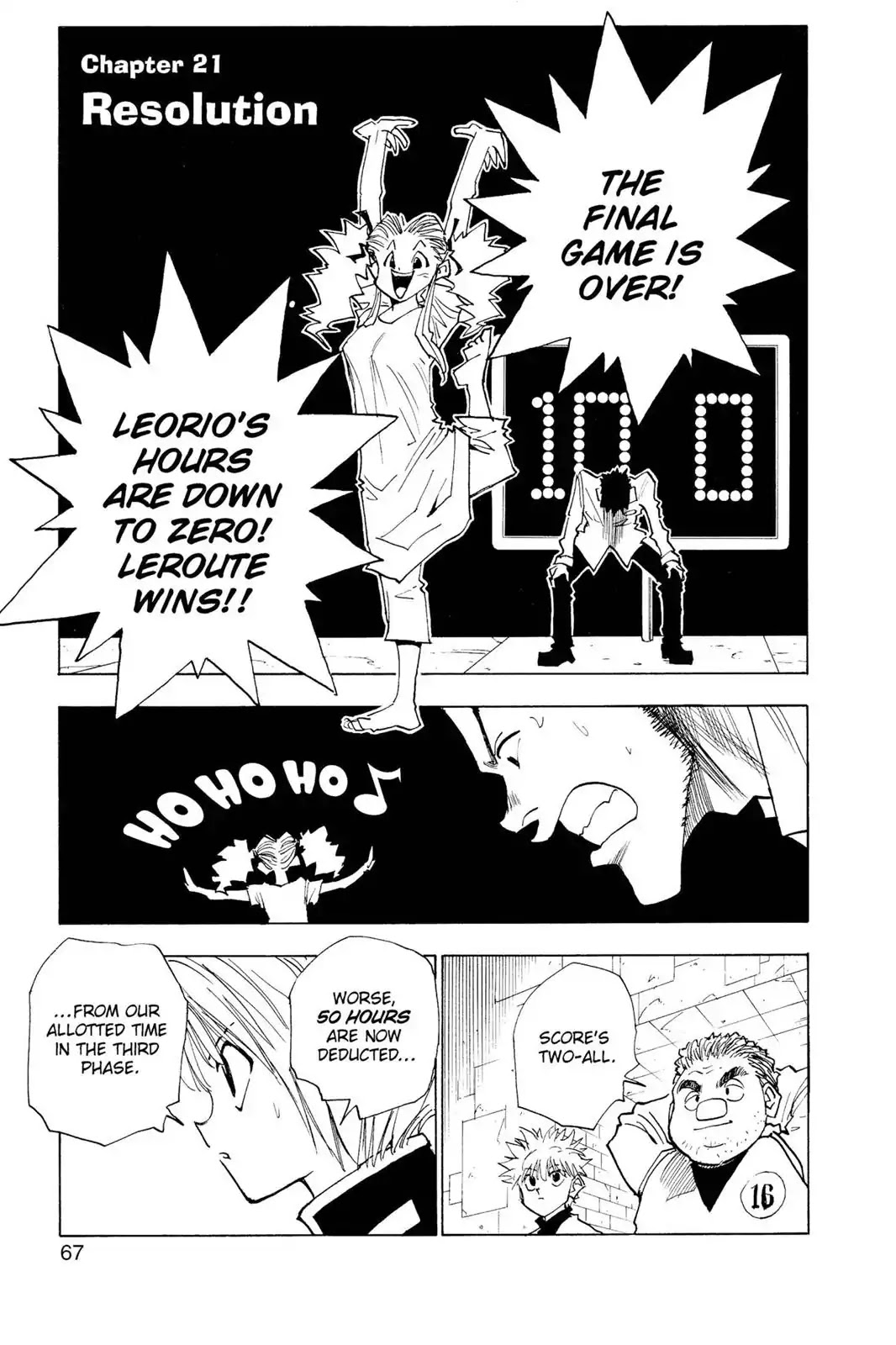 Hunter X Hunter chapter 21 page 1