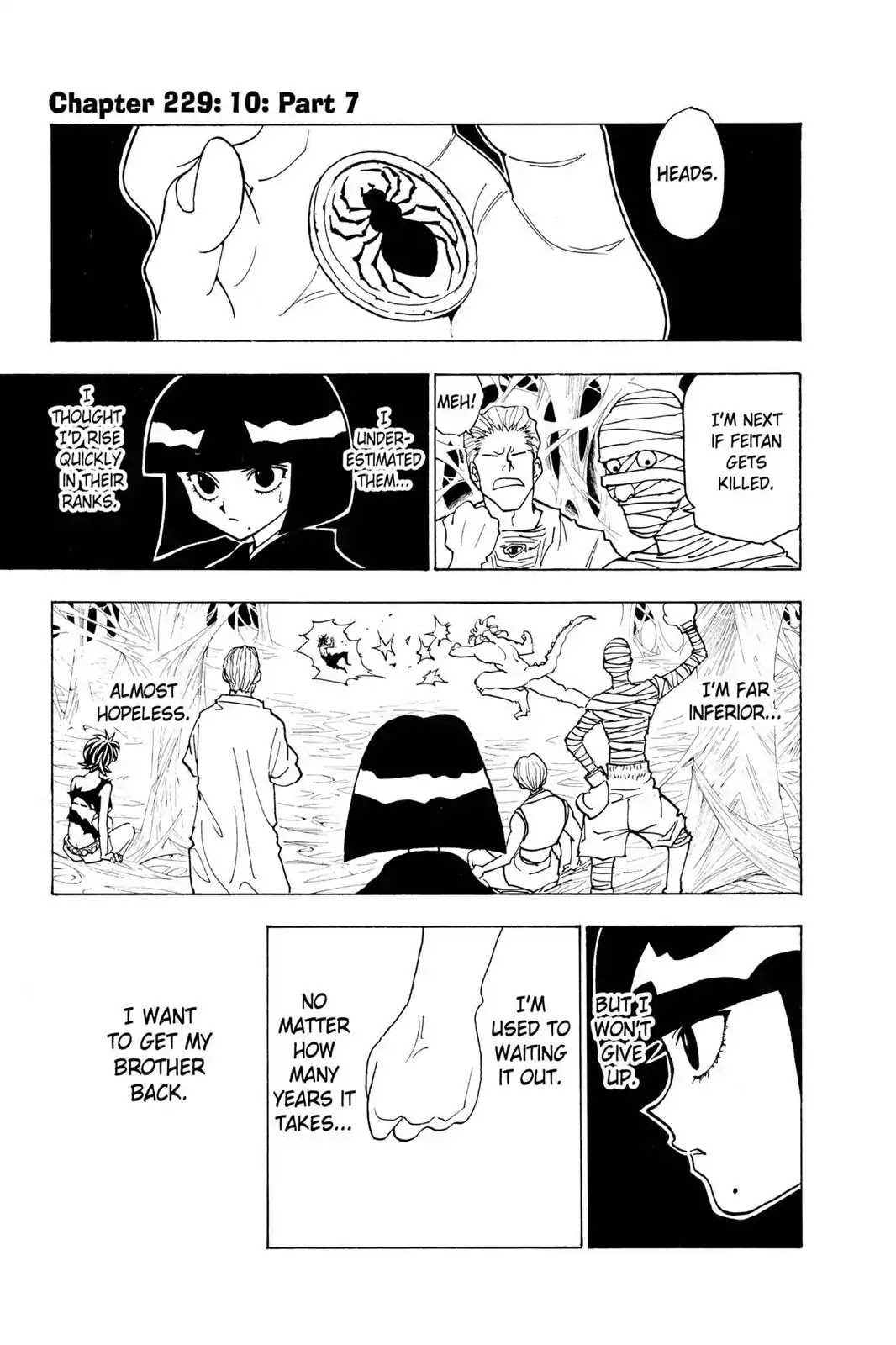 Hunter X Hunter chapter 229 page 1