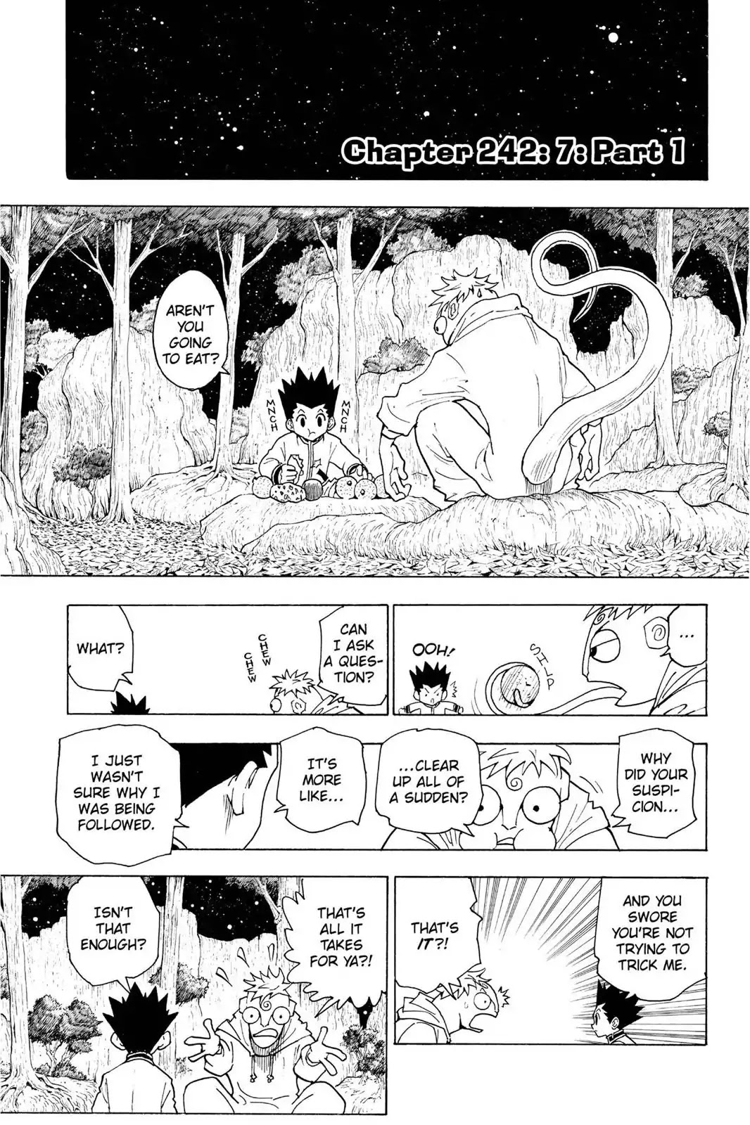 Hunter X Hunter chapter 242 page 1