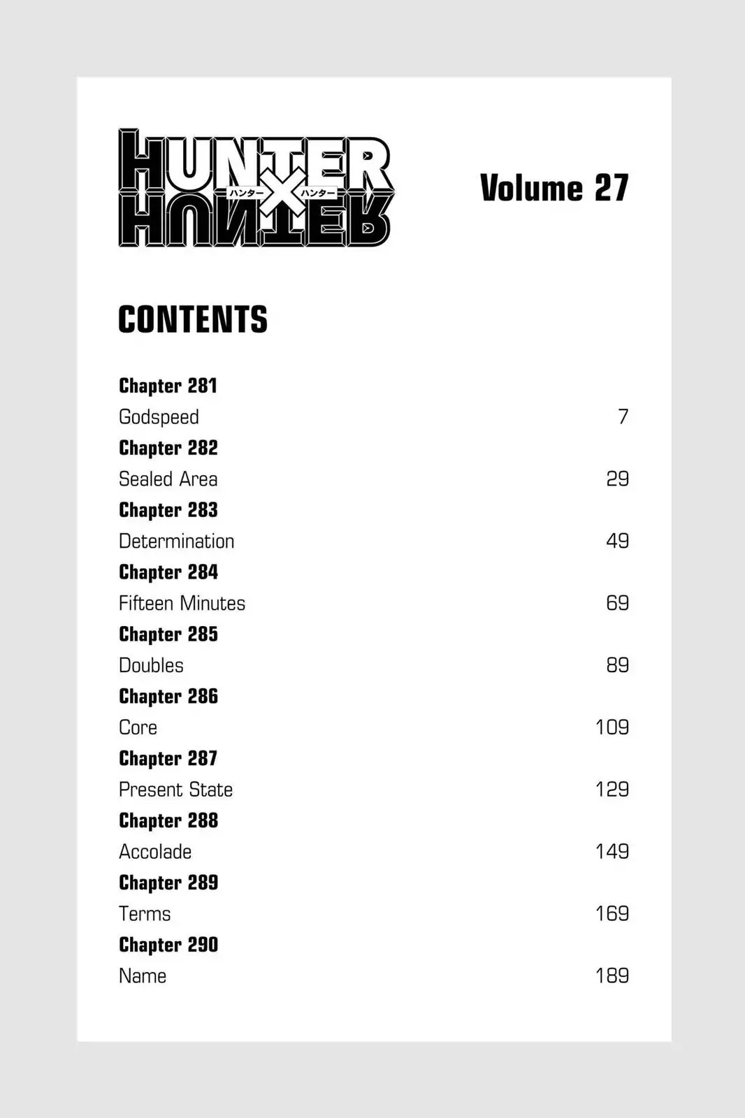 Hunter X Hunter chapter 281 page 6