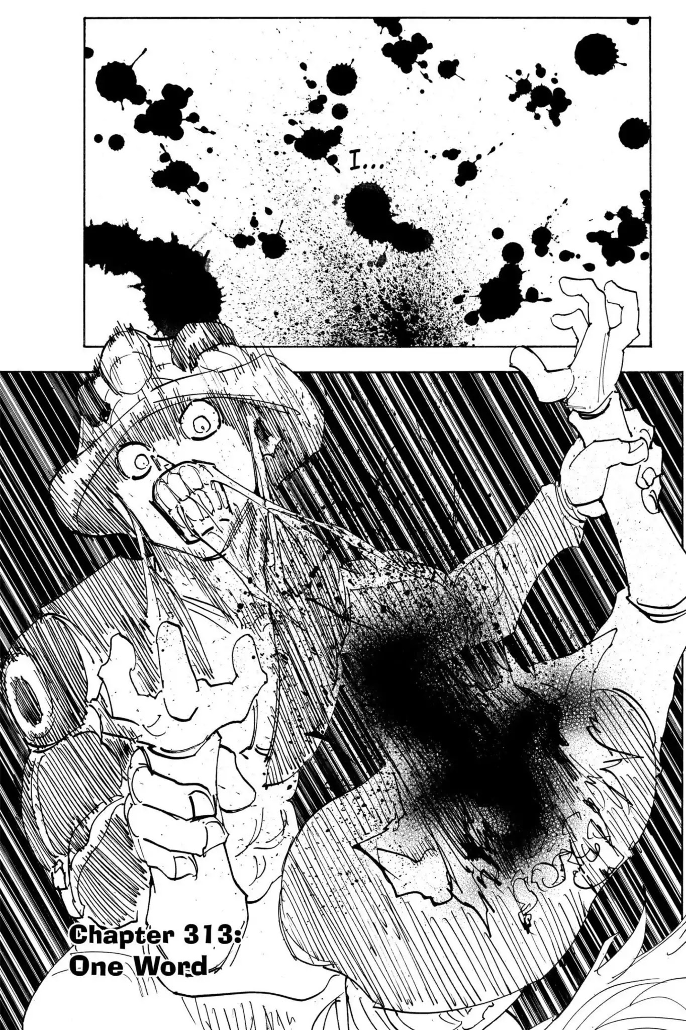 Hunter X Hunter chapter 313 page 1