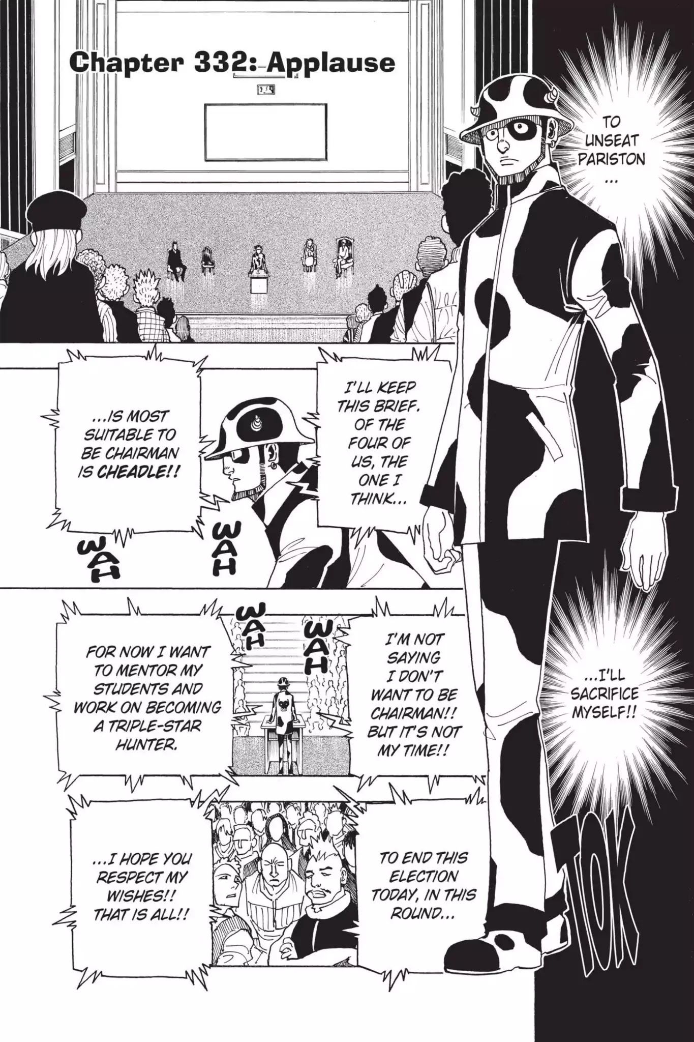 Hunter X Hunter chapter 332 page 1