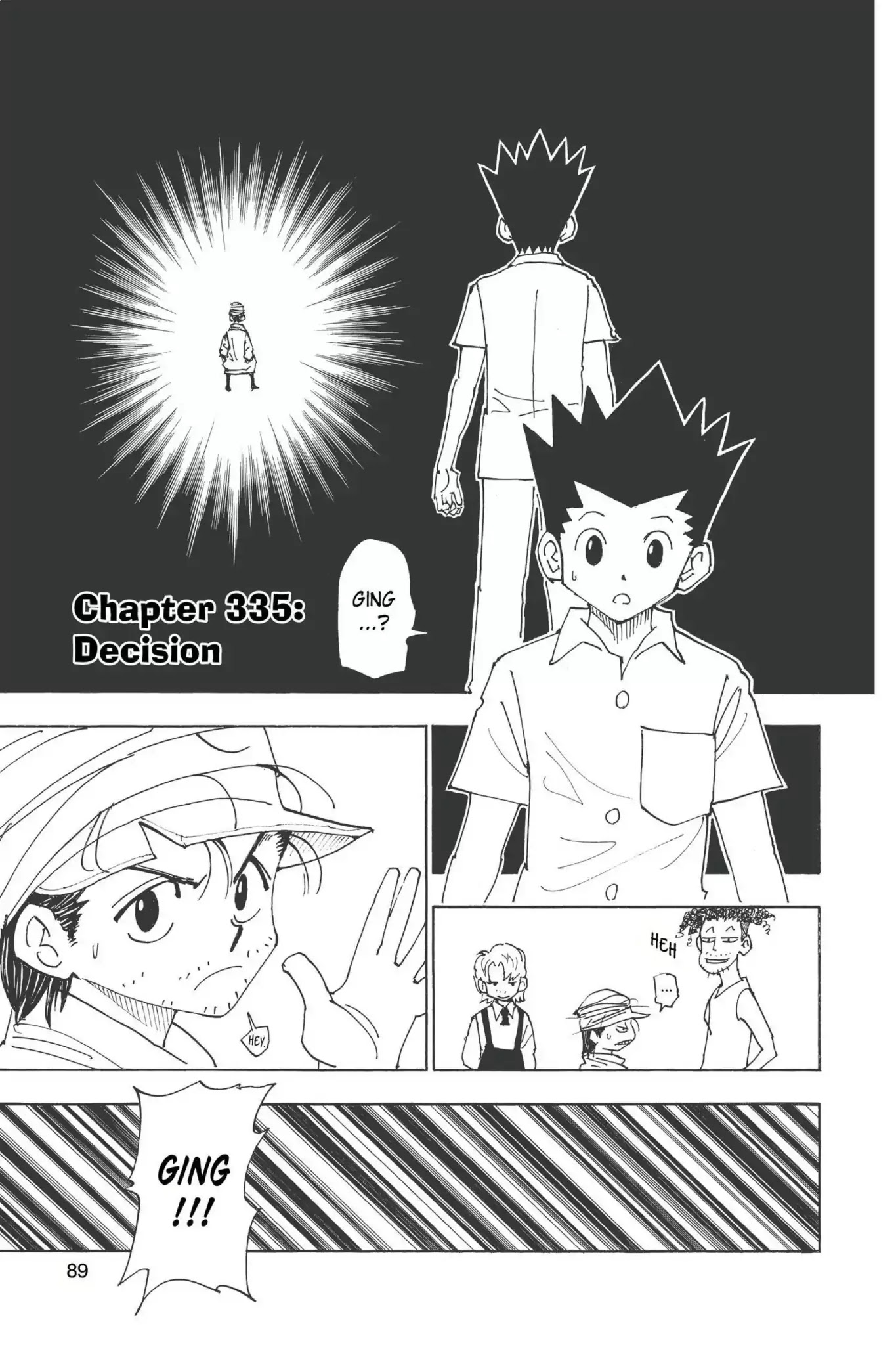 Hunter X Hunter chapter 335 page 1
