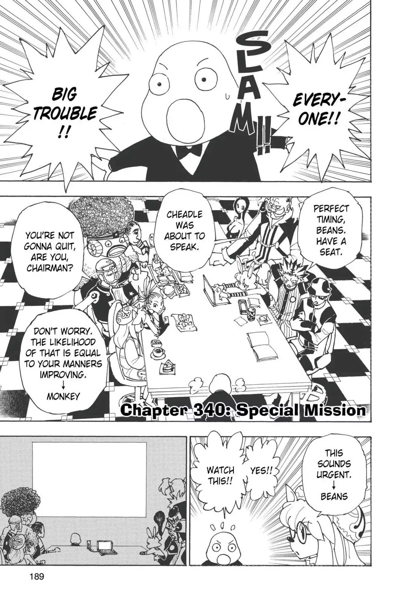 Hunter X Hunter chapter 340 page 1