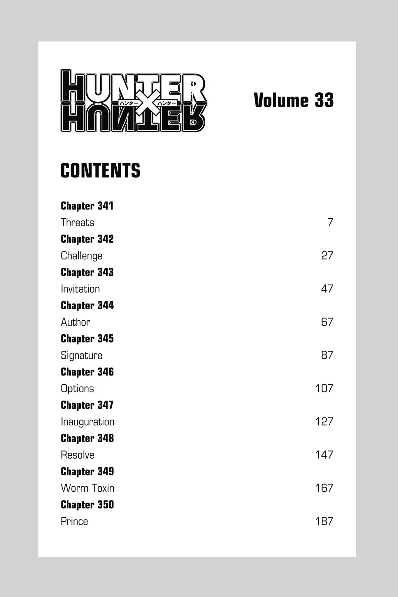 Hunter X Hunter chapter 341 page 6