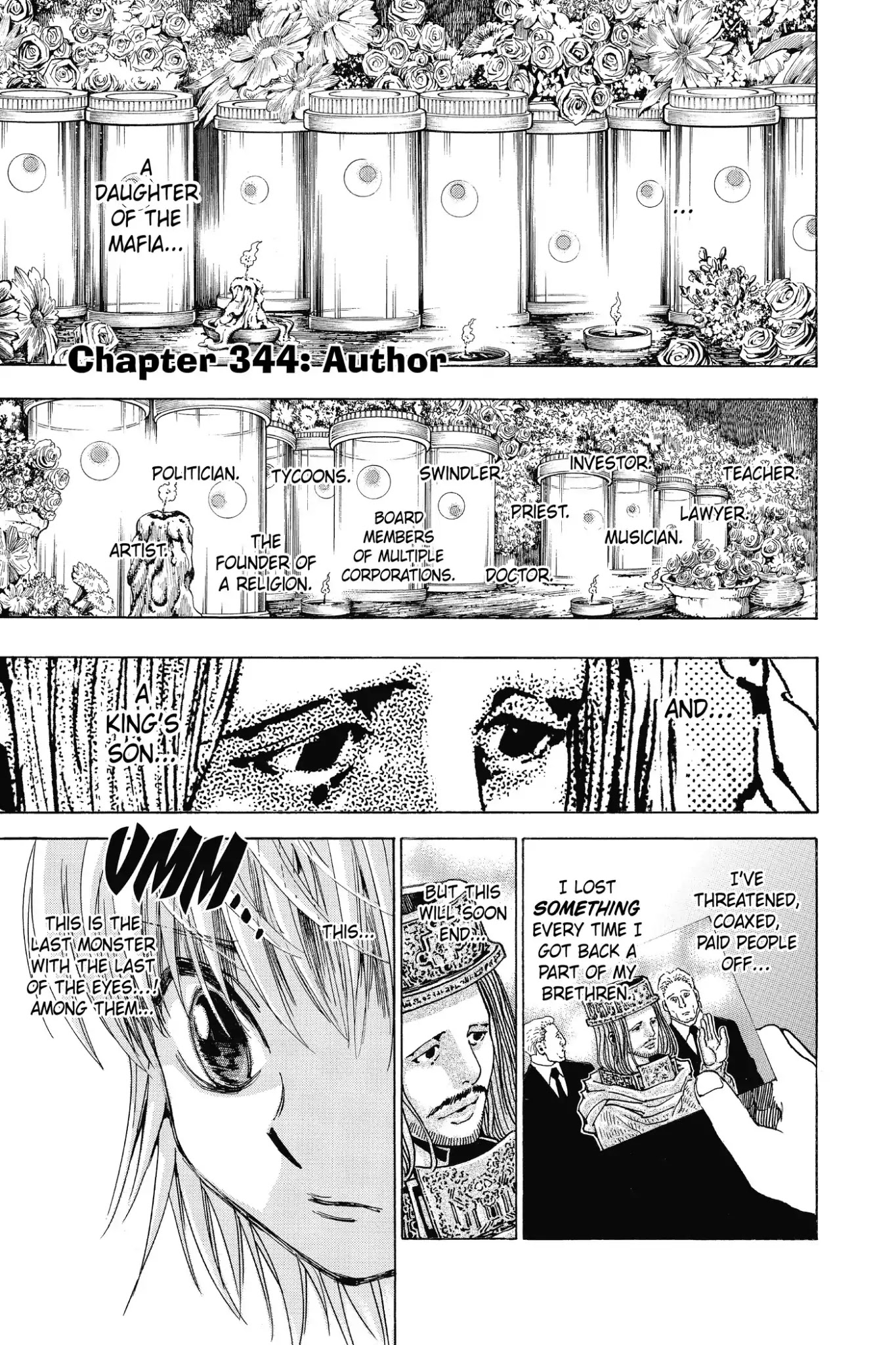 Hunter X Hunter chapter 344 page 1