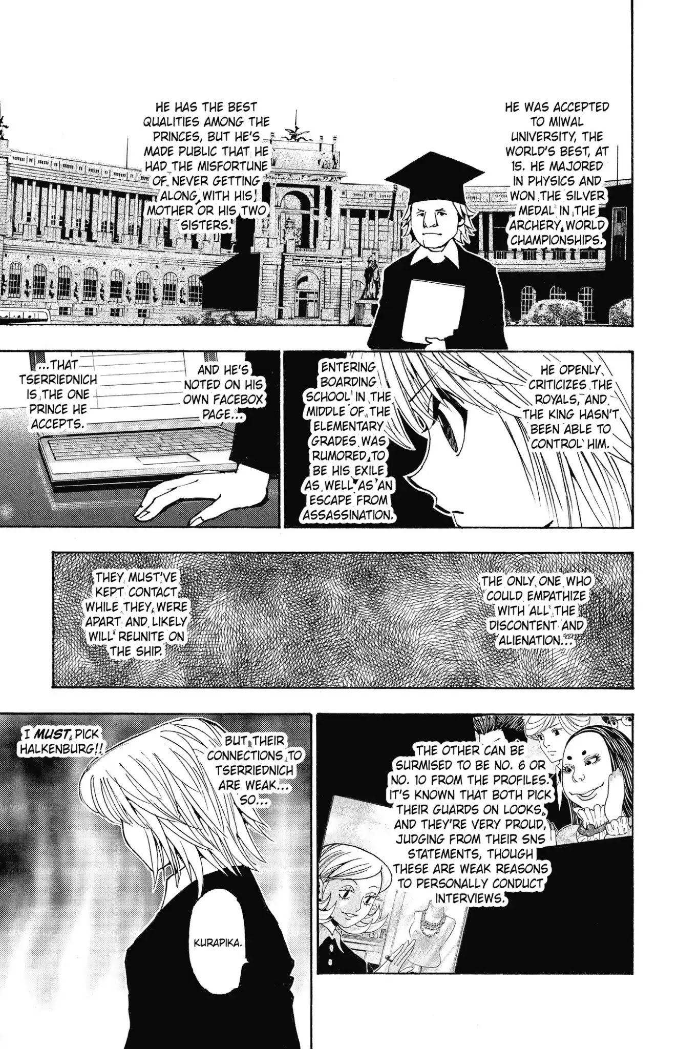 Hunter X Hunter chapter 350 page 9