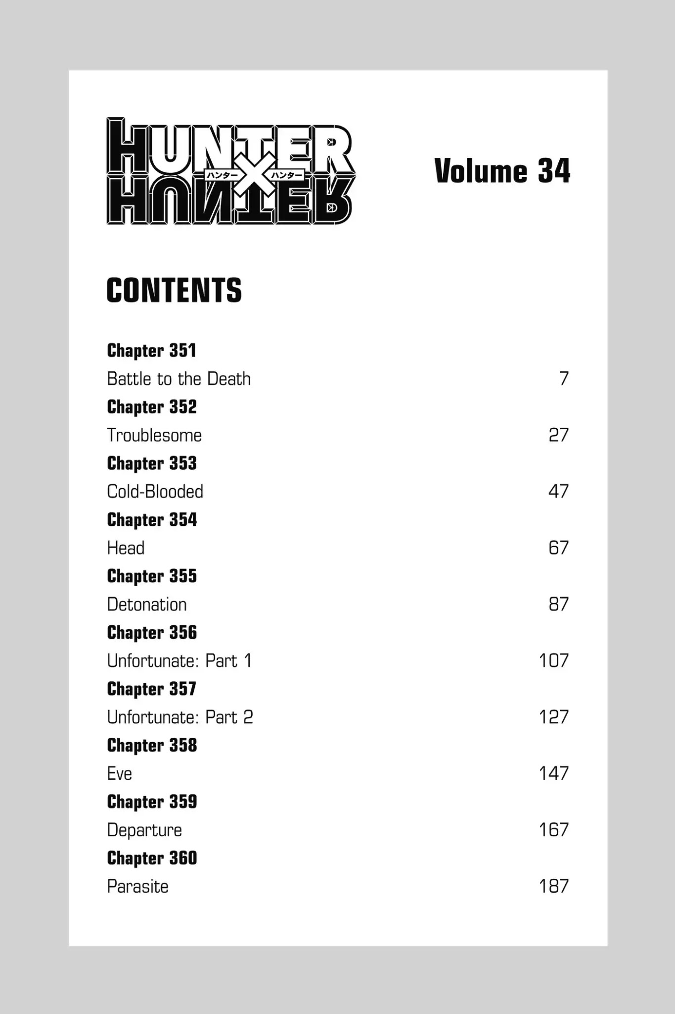 Hunter X Hunter chapter 351 page 6