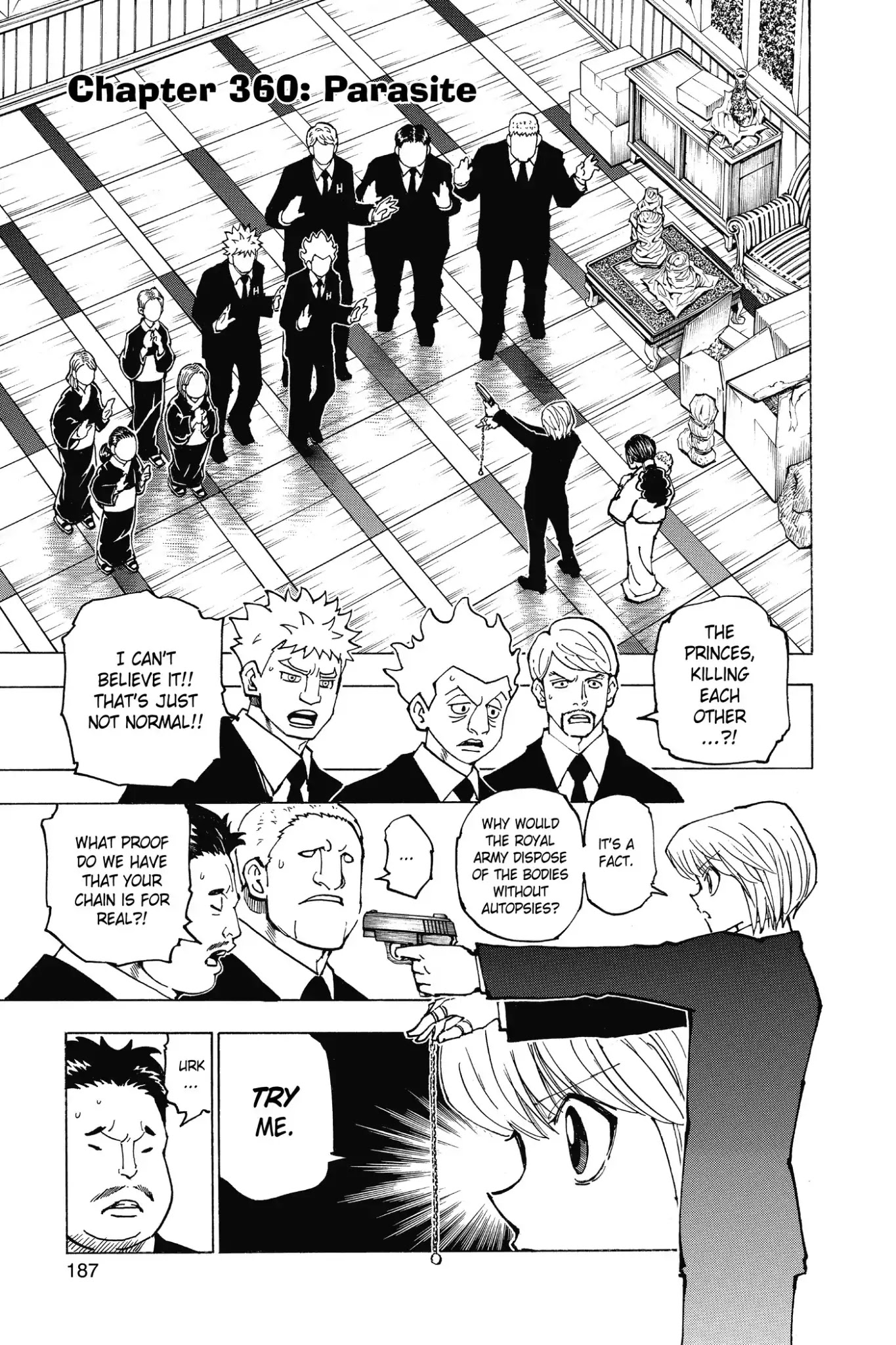 Hunter X Hunter chapter 360 page 1