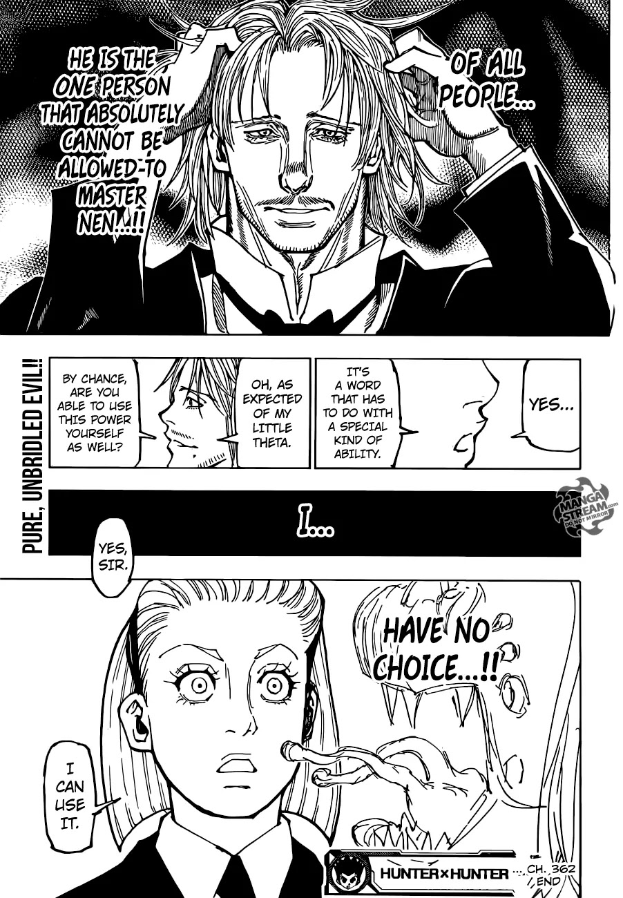 Hunter X Hunter chapter 362 page 22