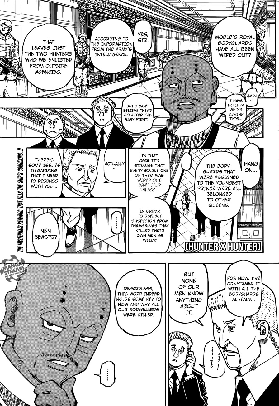 Hunter X Hunter chapter 363 page 1