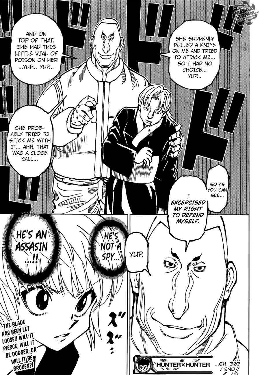 Hunter X Hunter chapter 363 page 19