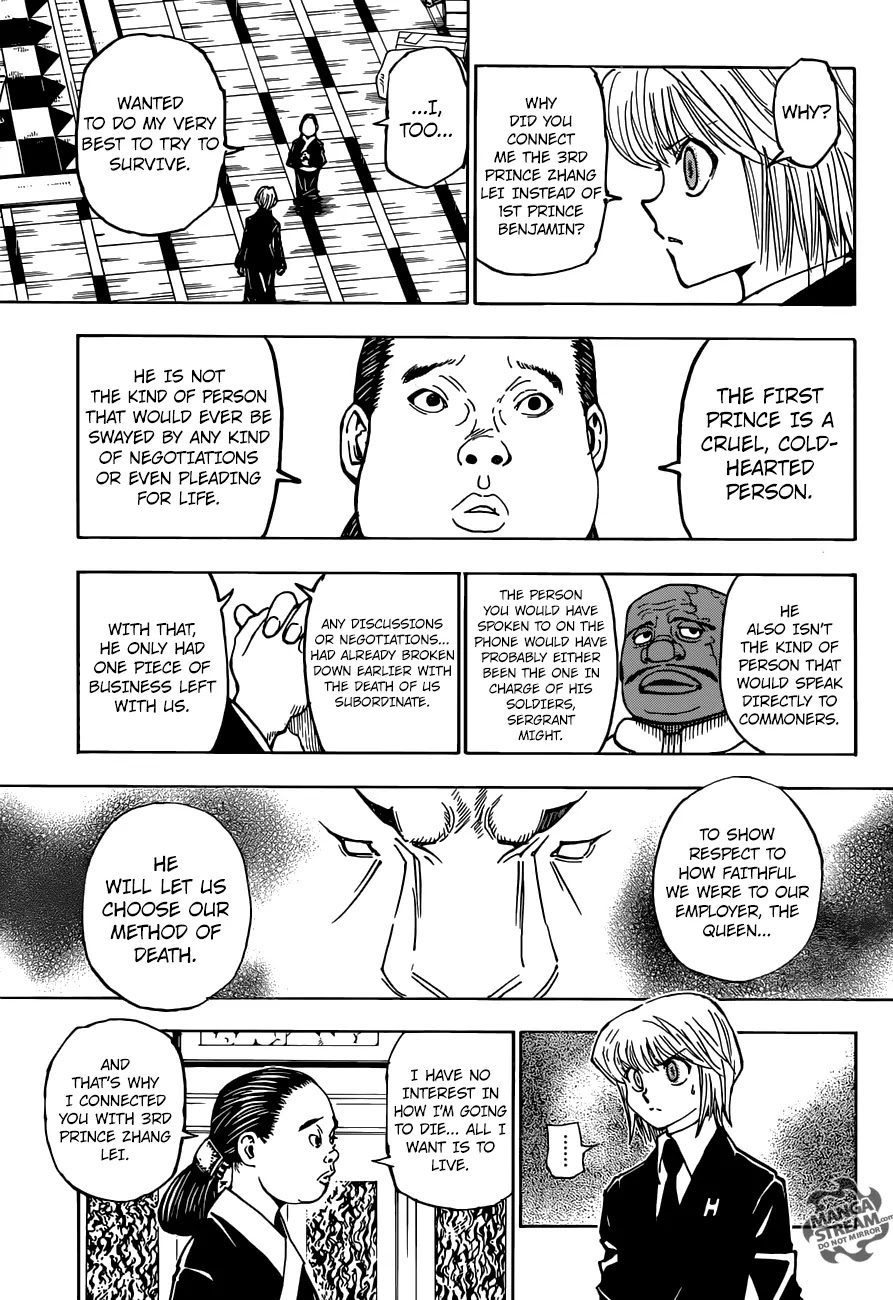 Hunter X Hunter chapter 365 page 12