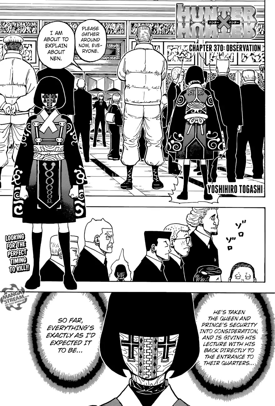 Hunter X Hunter chapter 370 page 1