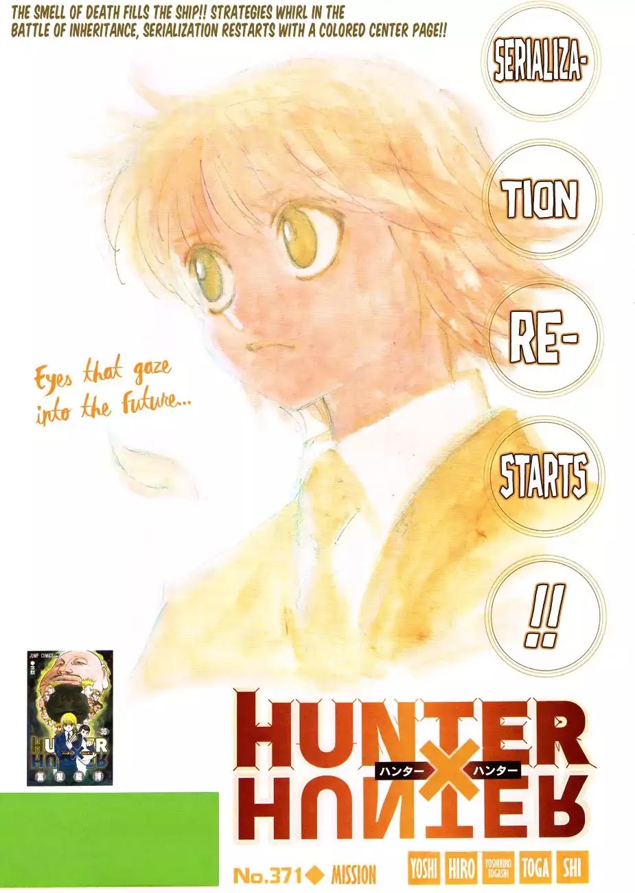 Hunter X Hunter chapter 371 page 1