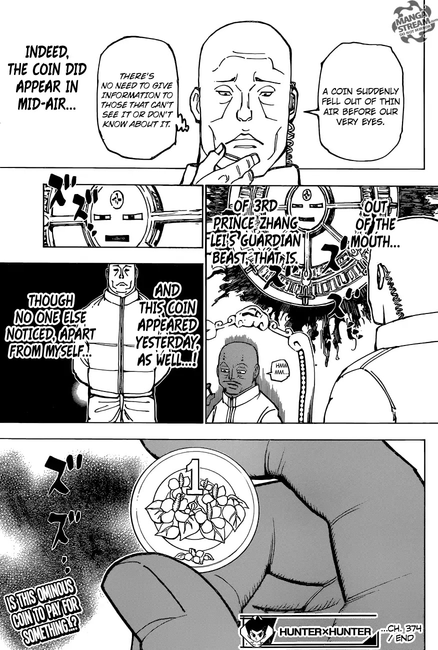 Hunter X Hunter chapter 374 page 19