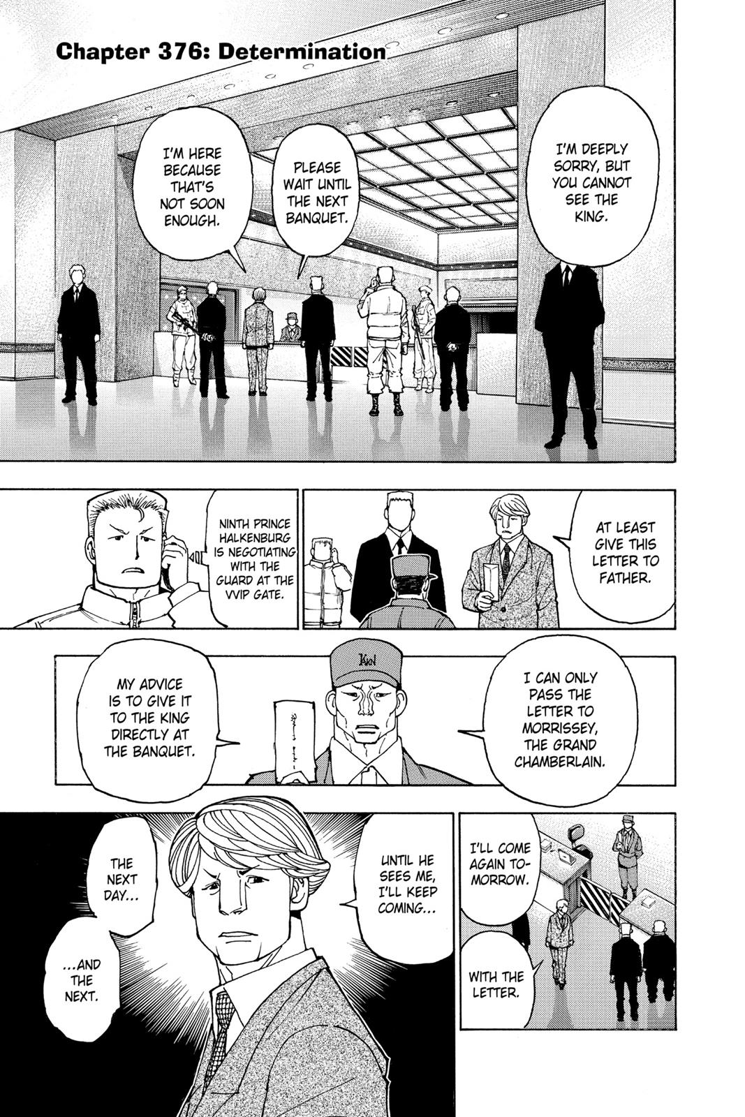 Hunter X Hunter chapter 376 page 1