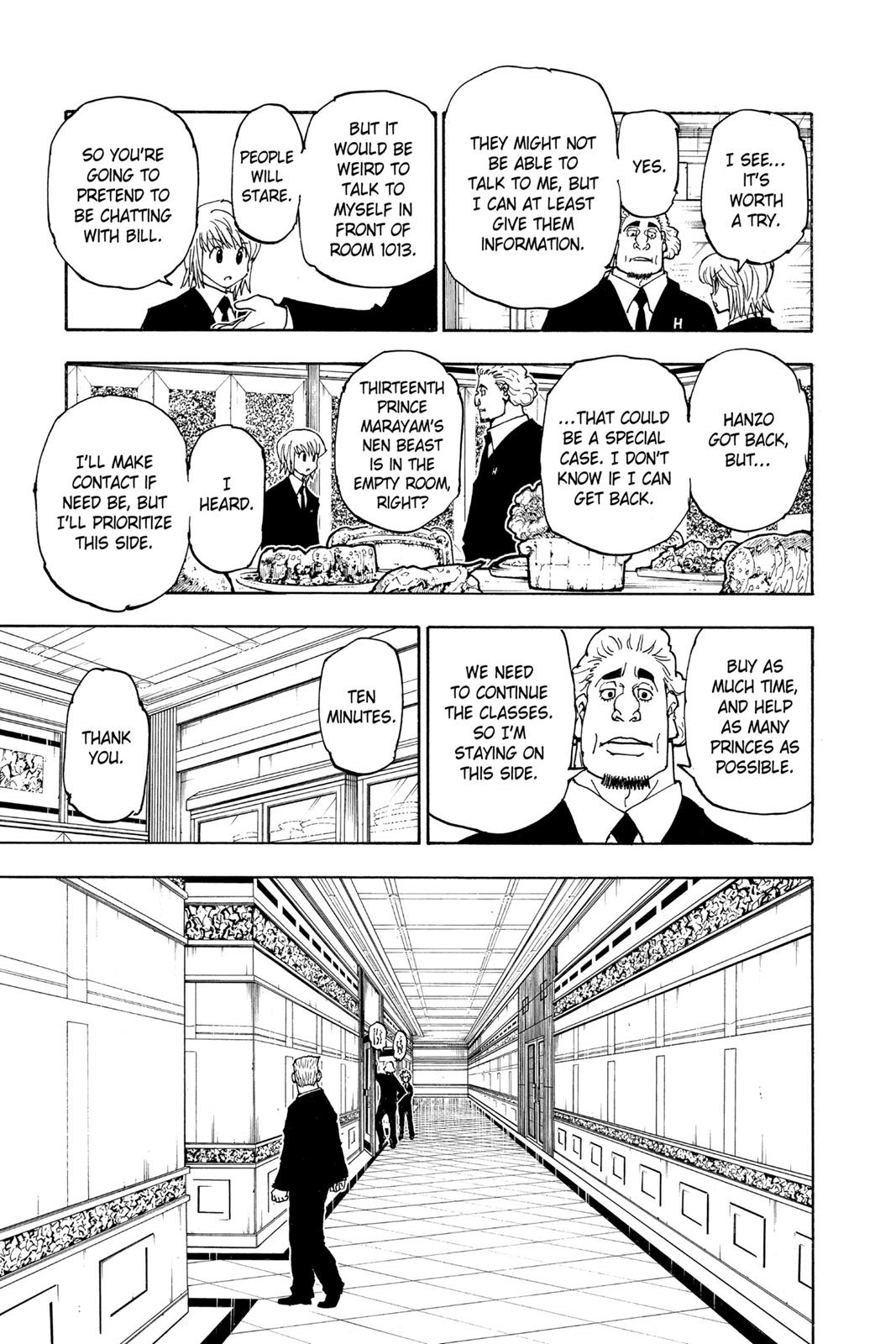 Hunter X Hunter chapter 376 page 9