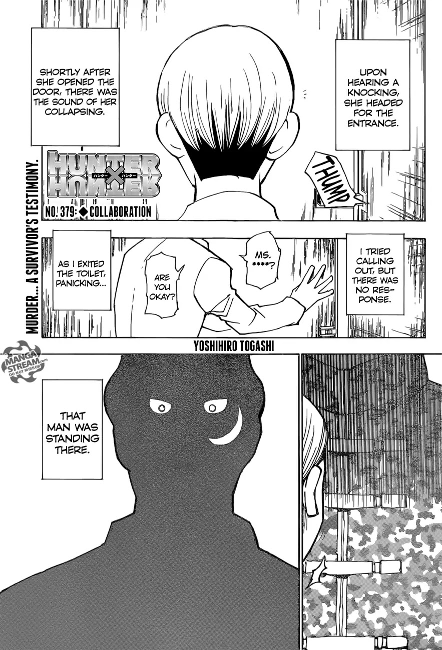 Hunter X Hunter chapter 379 page 1