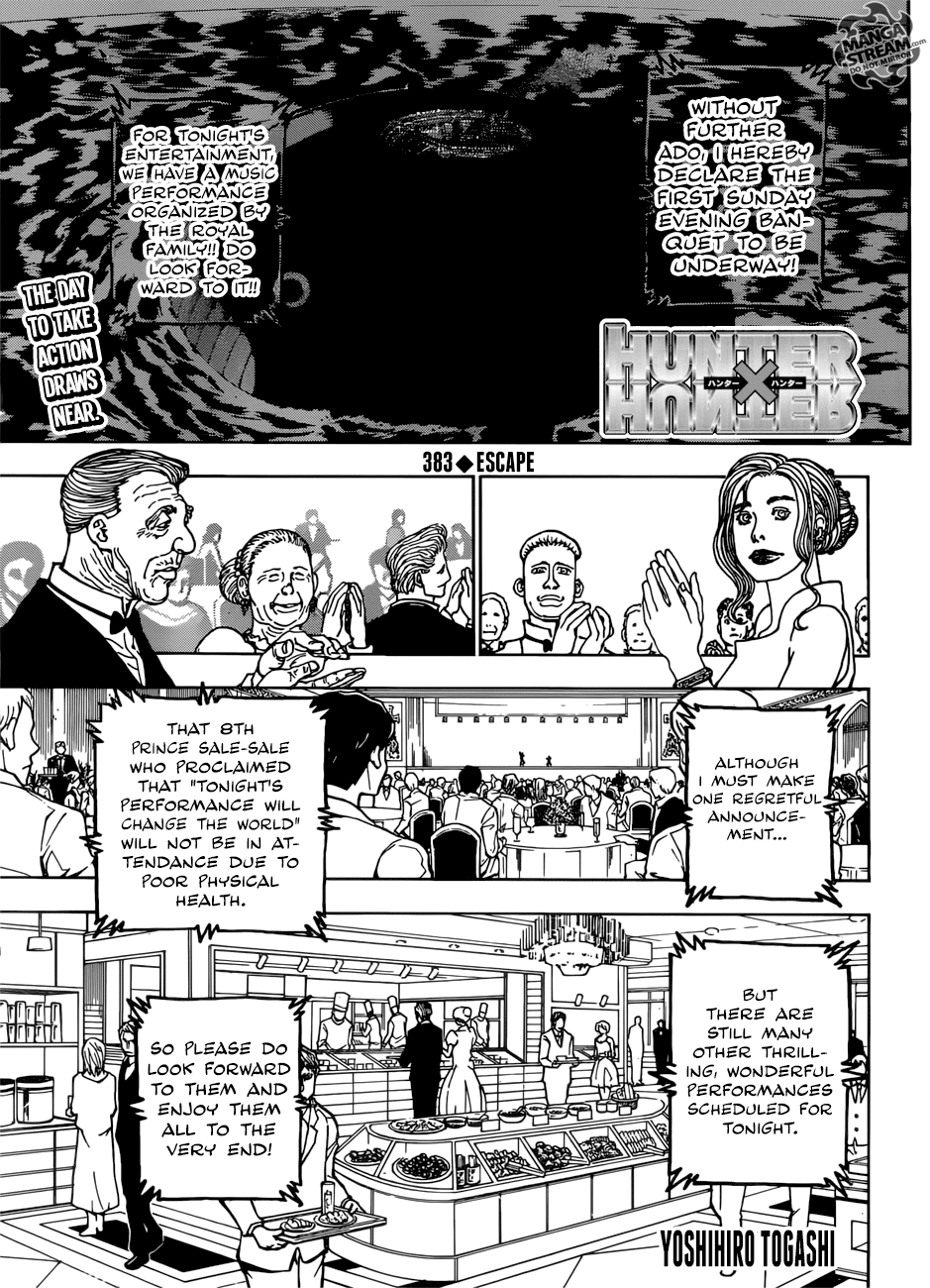 Hunter X Hunter chapter 383 page 1