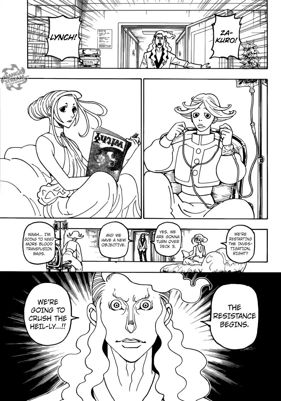 Hunter X Hunter chapter 390 page 8