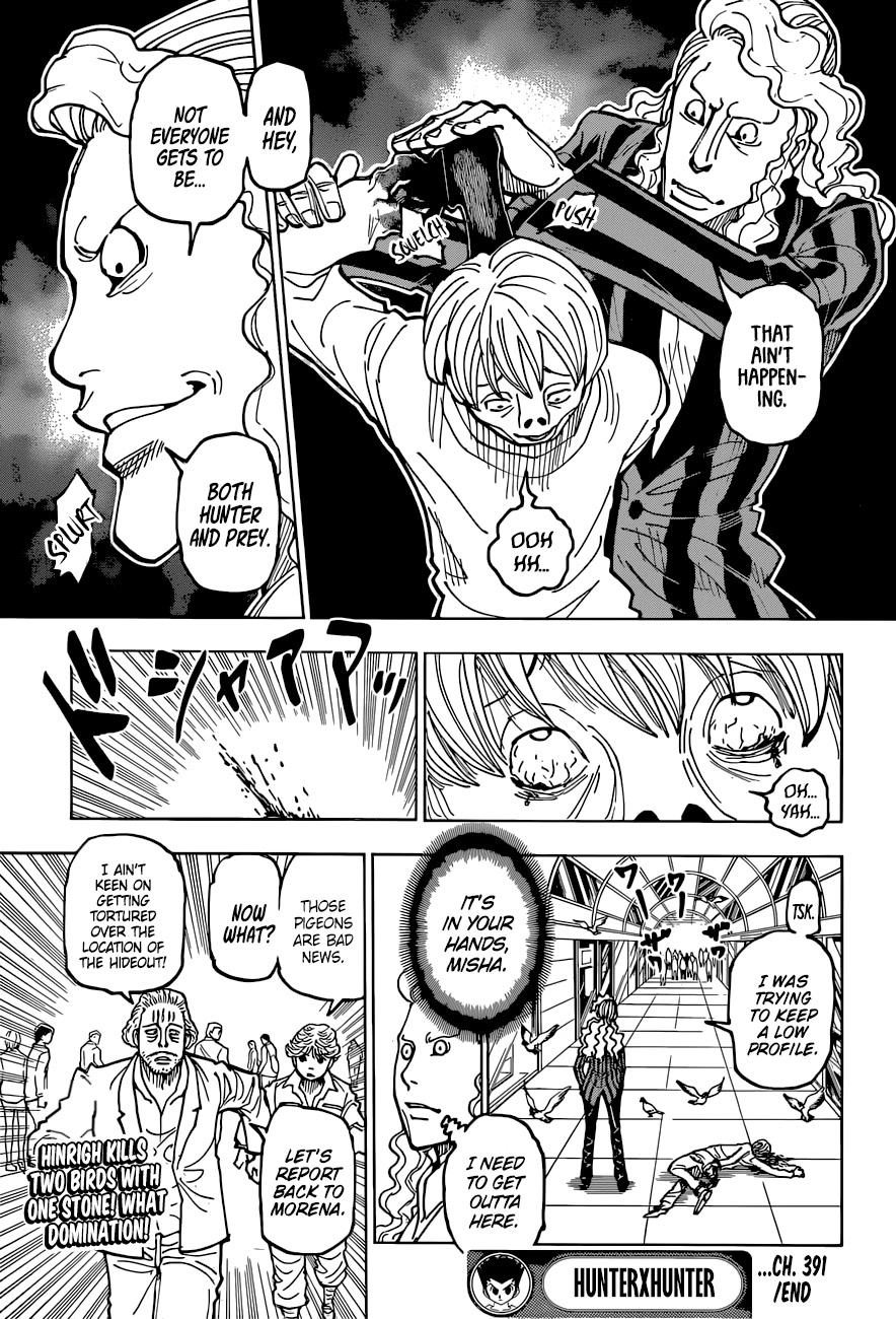 Hunter X Hunter chapter 391 page 21