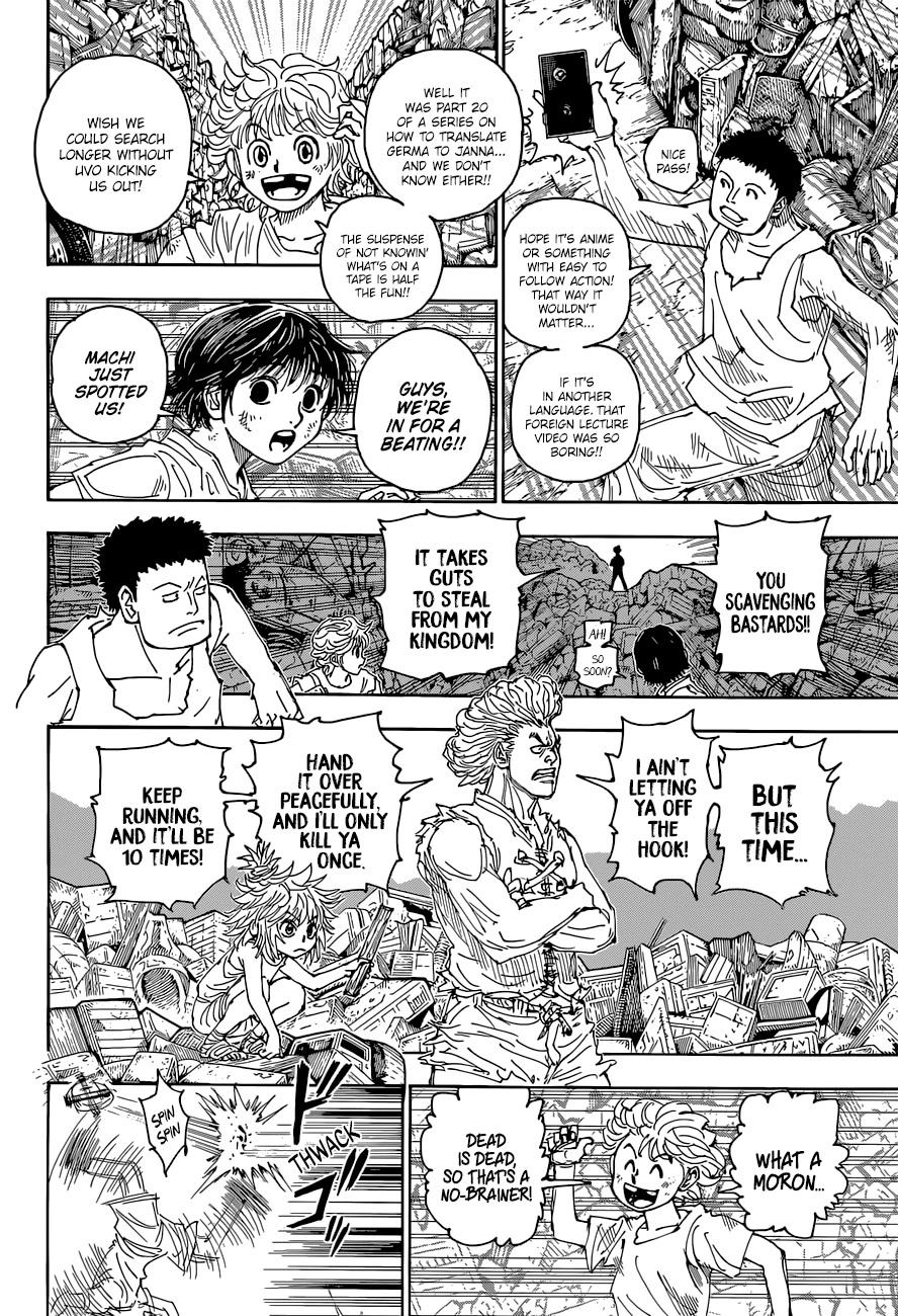 Hunter X Hunter chapter 395 page 10