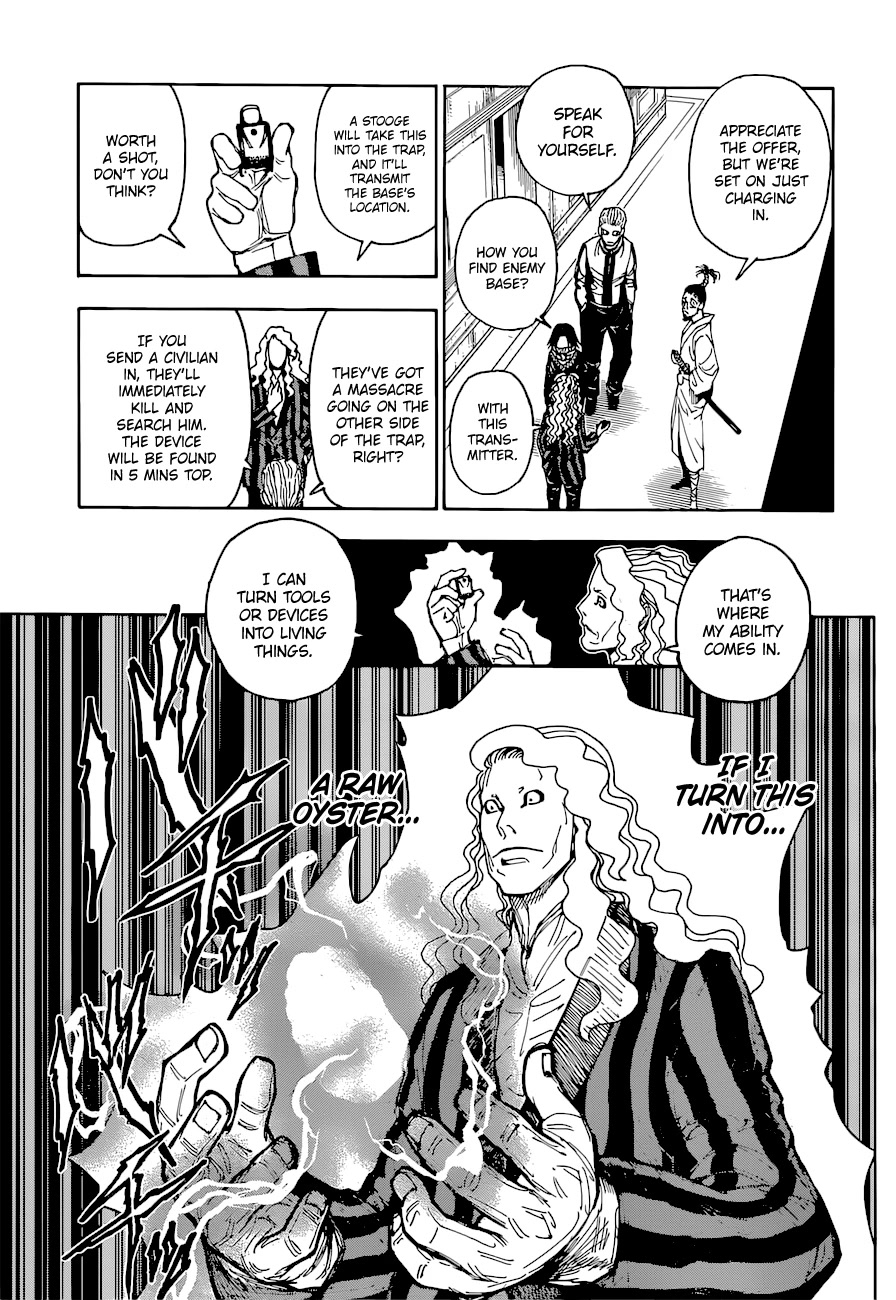 Hunter X Hunter chapter 398 page 8