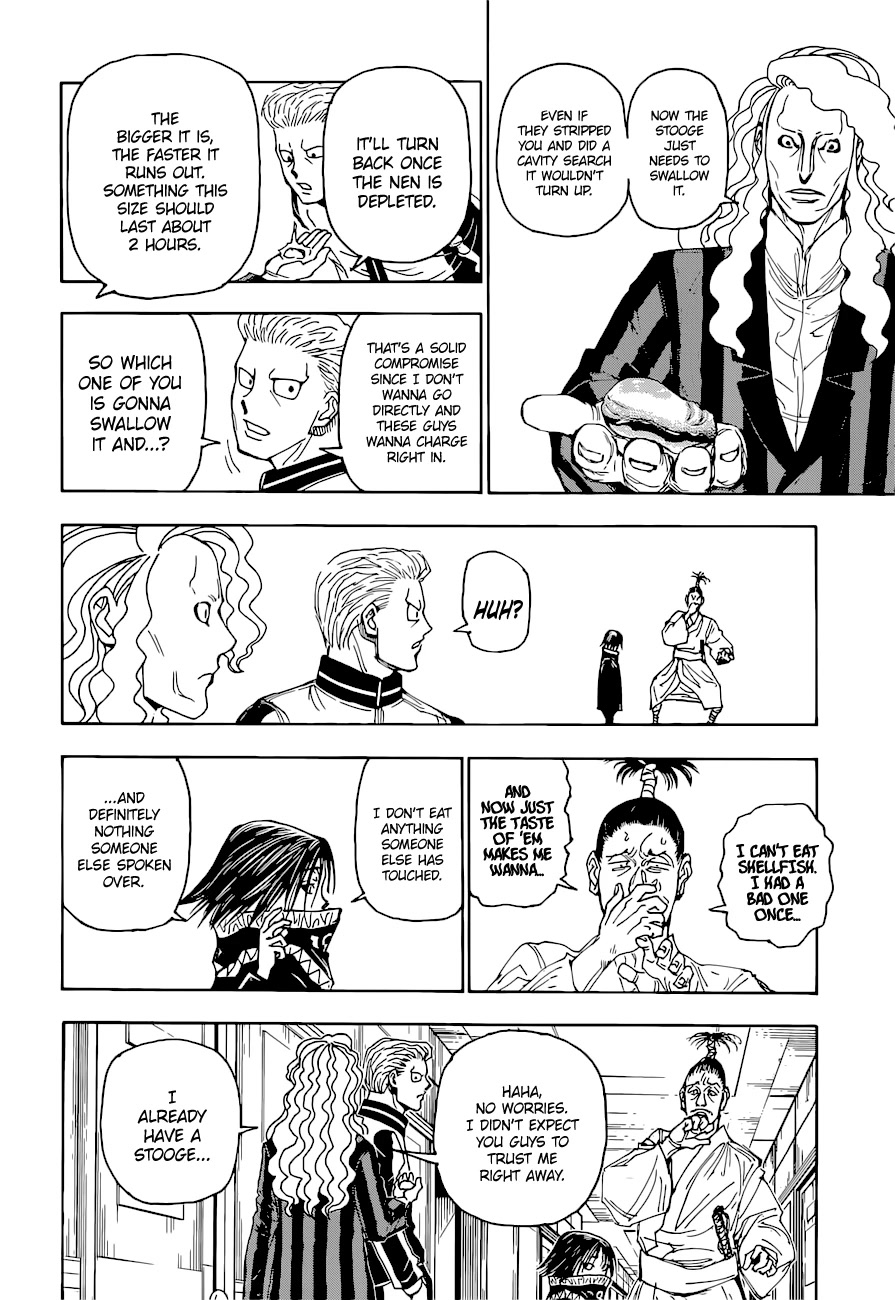 Hunter X Hunter chapter 398 page 9
