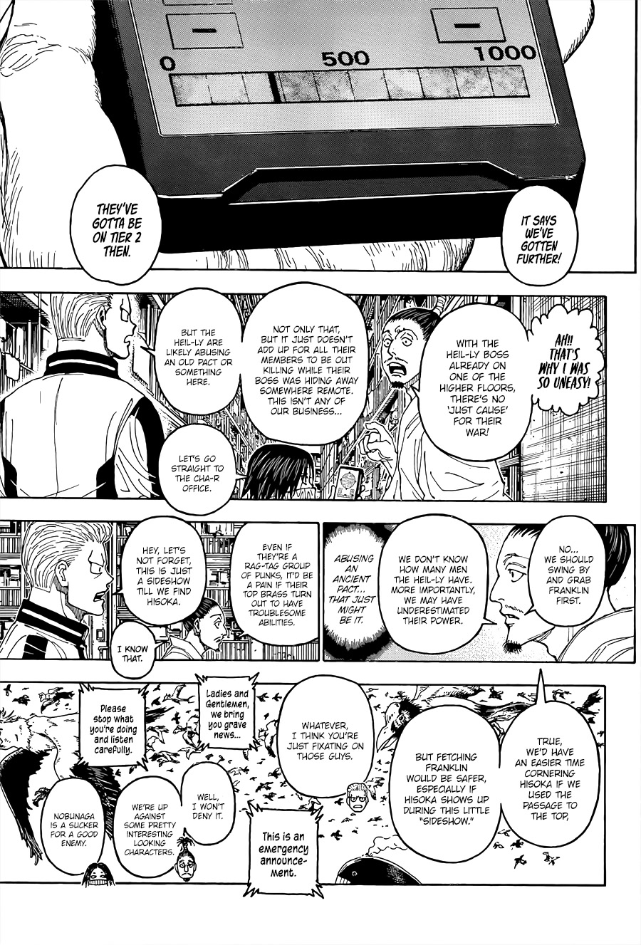 Hunter X Hunter chapter 400 page 5