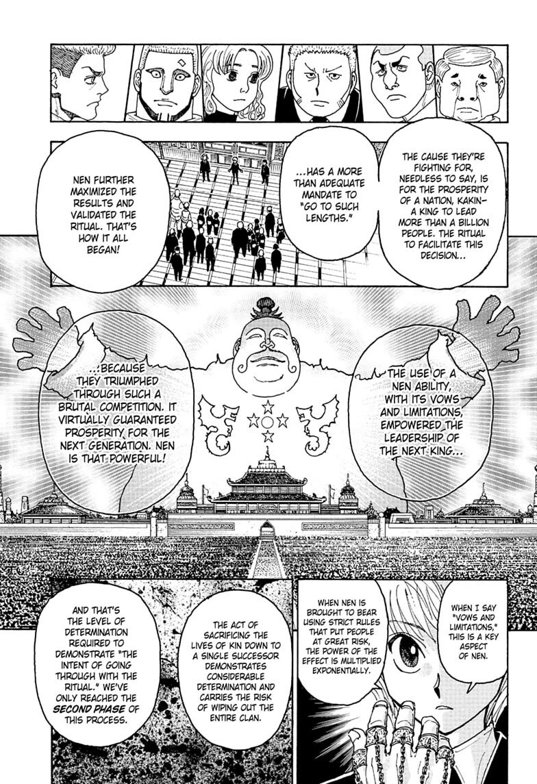 Hunter X Hunter chapter 411 page 15