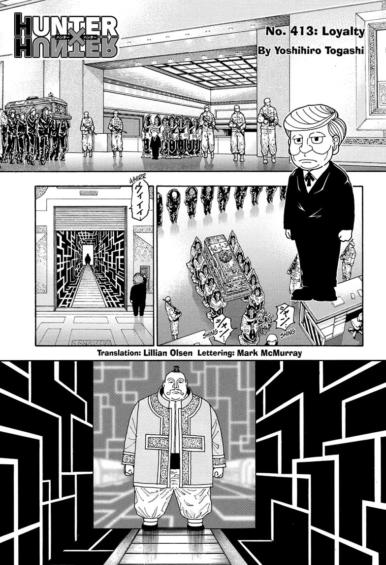 Hunter X Hunter chapter 413 page 1
