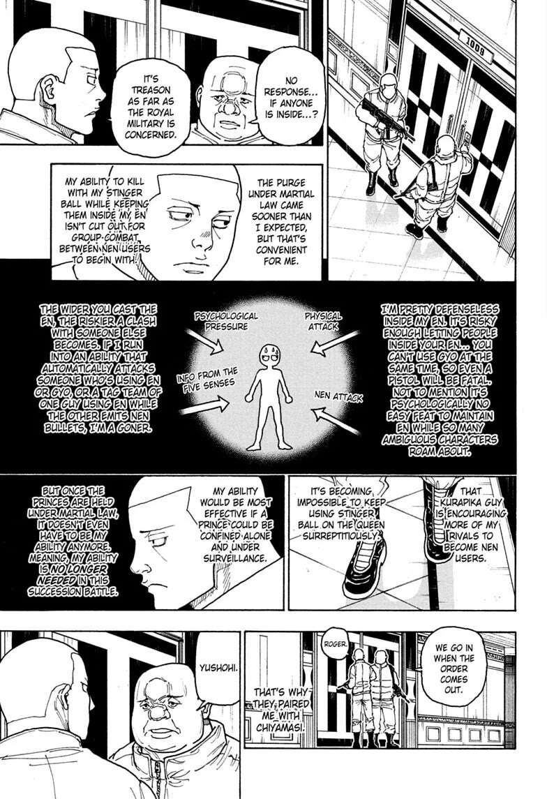 Hunter X Hunter chapter 414 page 7