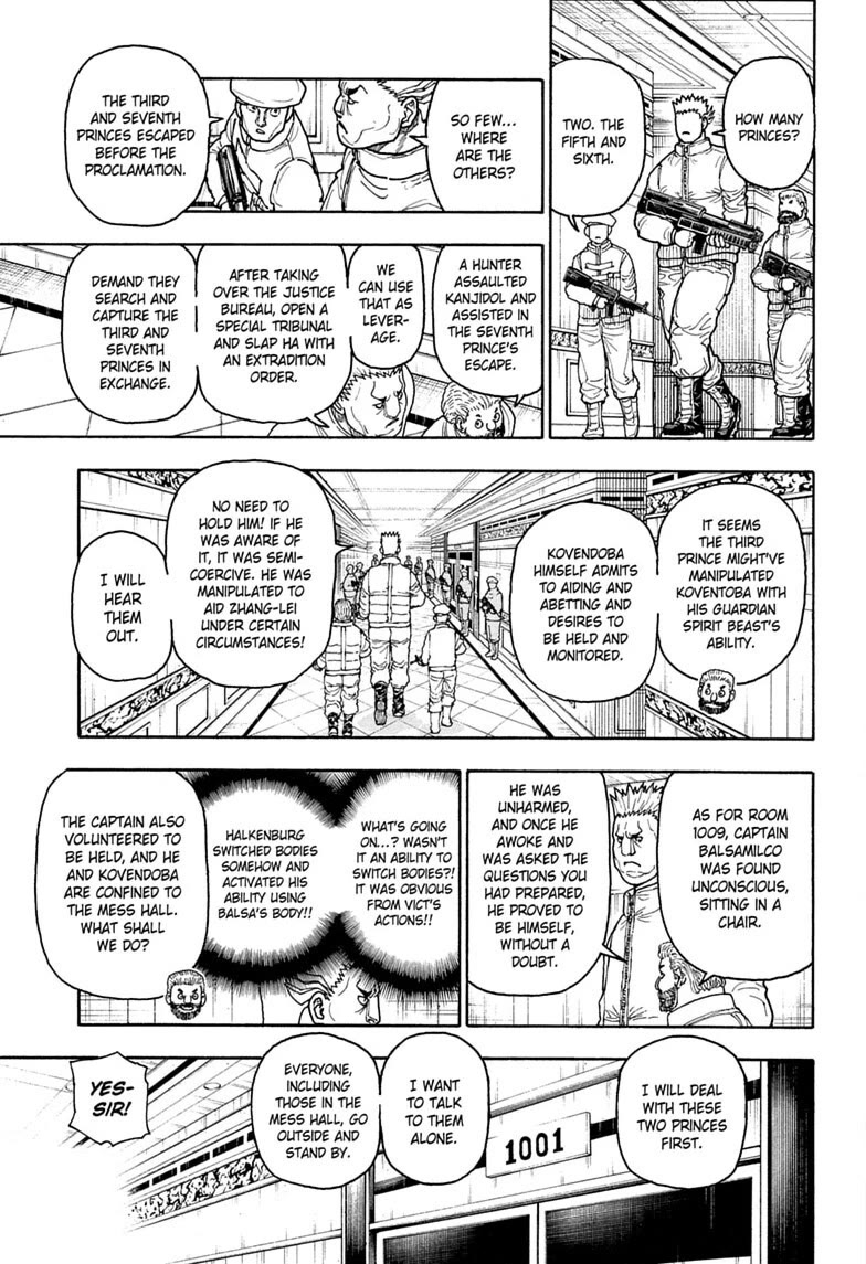 Hunter X Hunter chapter 417 page 7