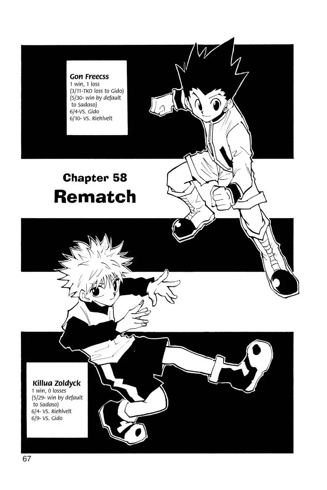 Hunter X Hunter chapter 58 page 1