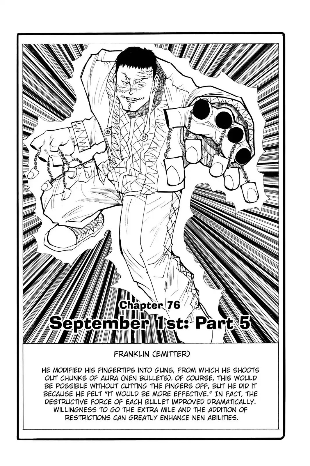 Hunter X Hunter chapter 76 page 1