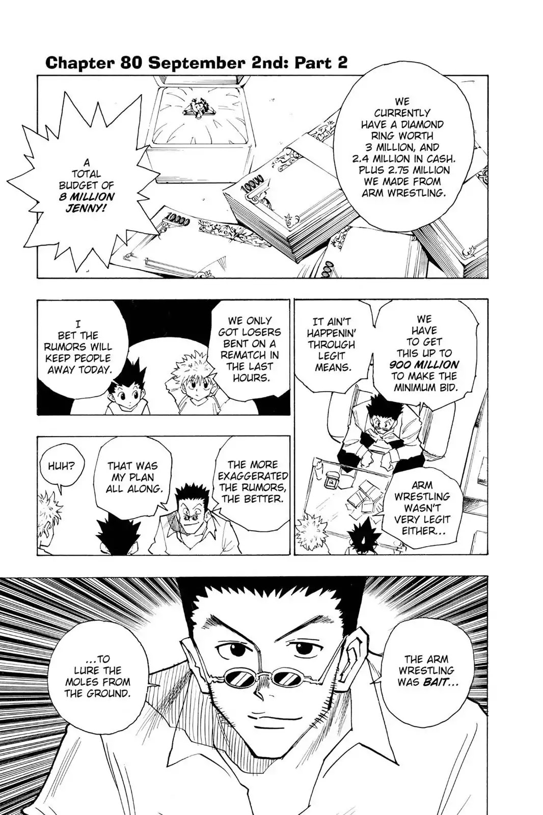 Hunter X Hunter chapter 80 page 1