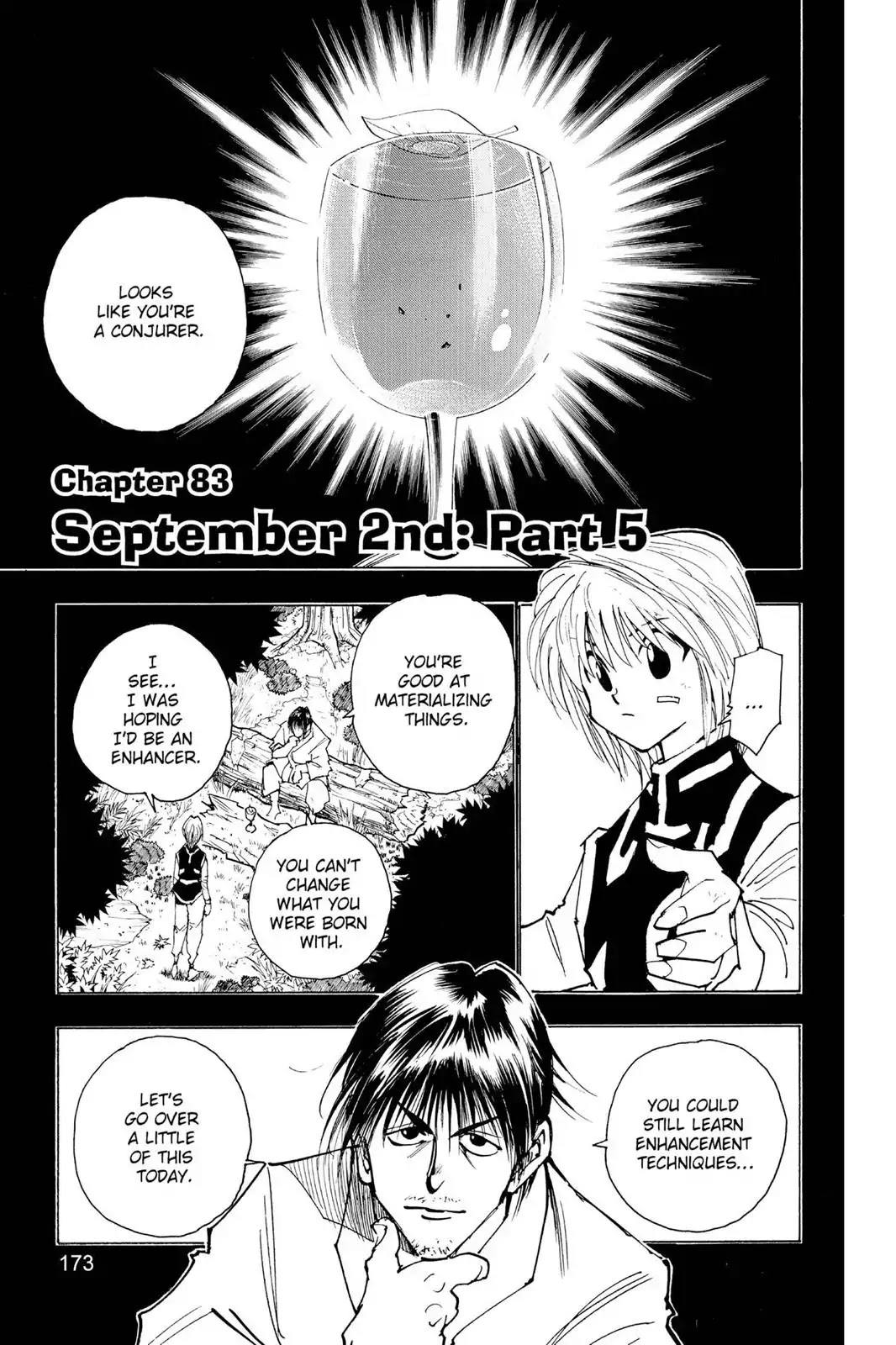 Hunter X Hunter chapter 83 page 1